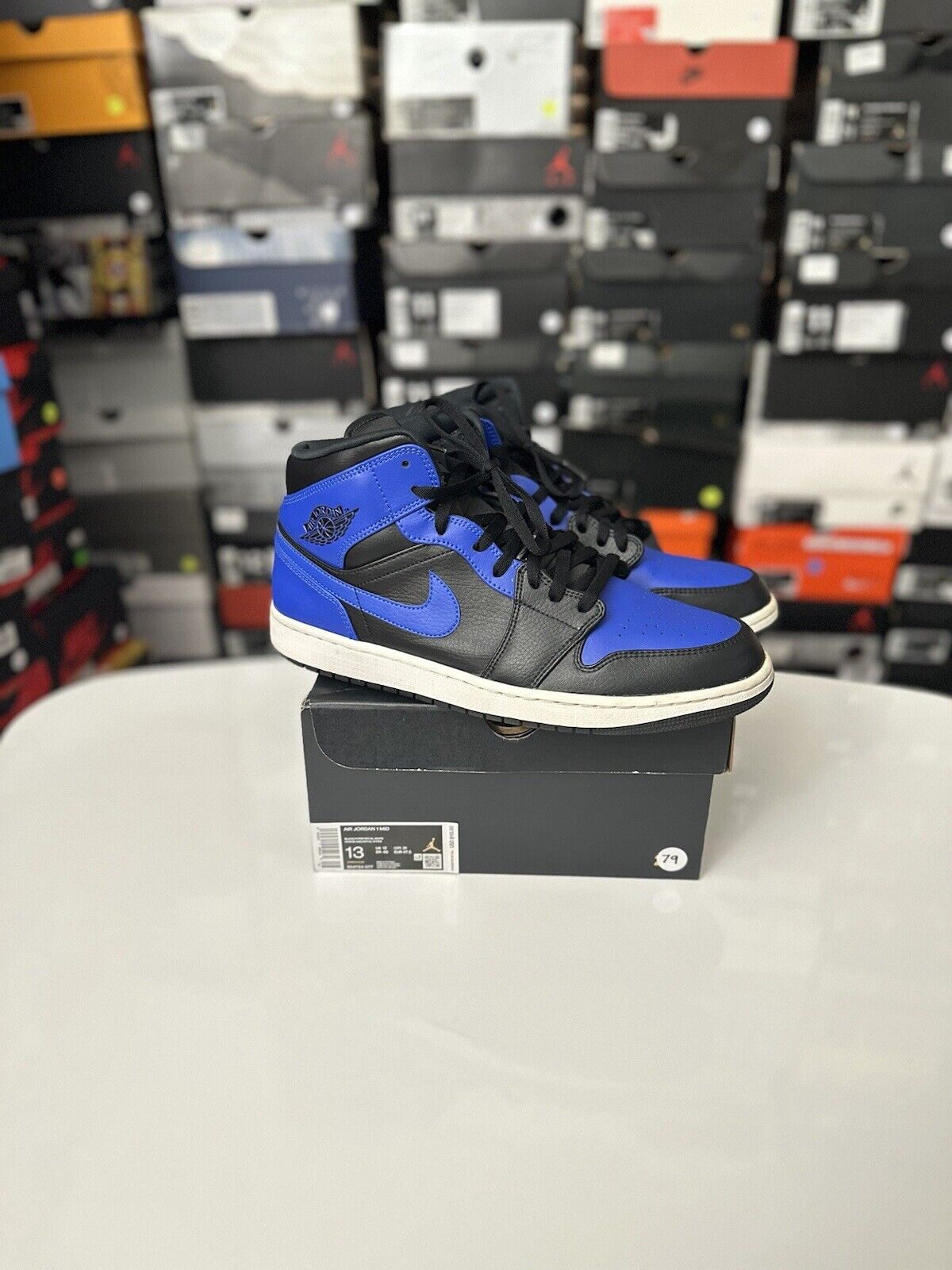 Size 13 - Jordan 1 Mid Hyper Royal 2021