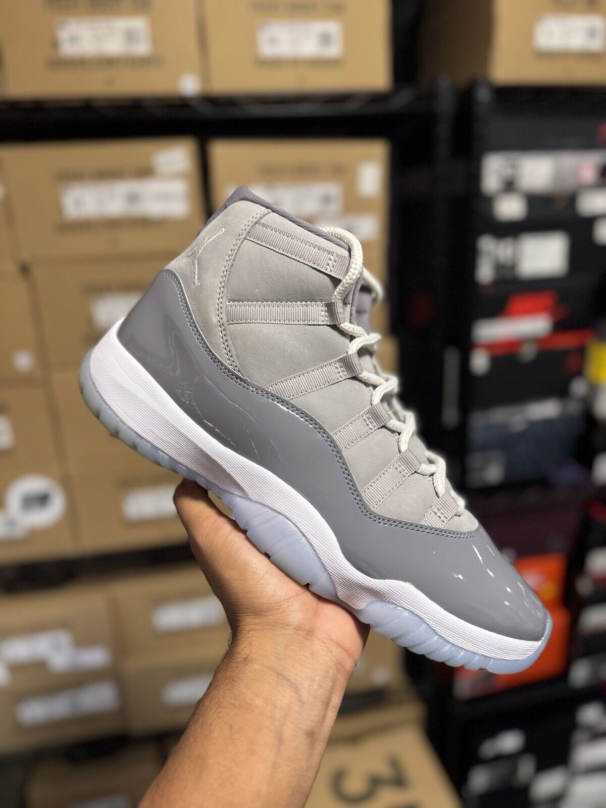 Size 12 - Jordan 11 Retro High Cool Grey