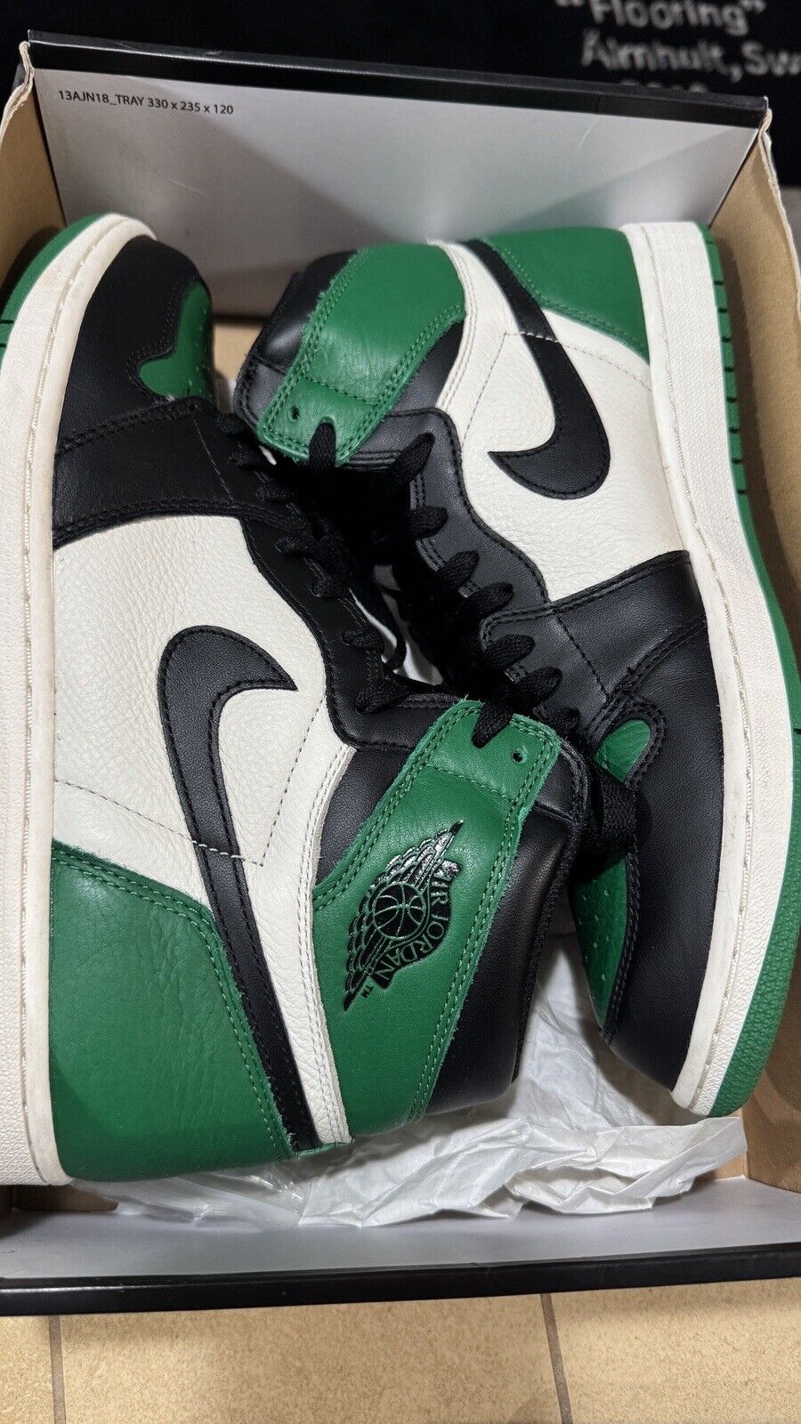 Size 11.5 - Jordan 1 Retro High OG Pine Green 2018