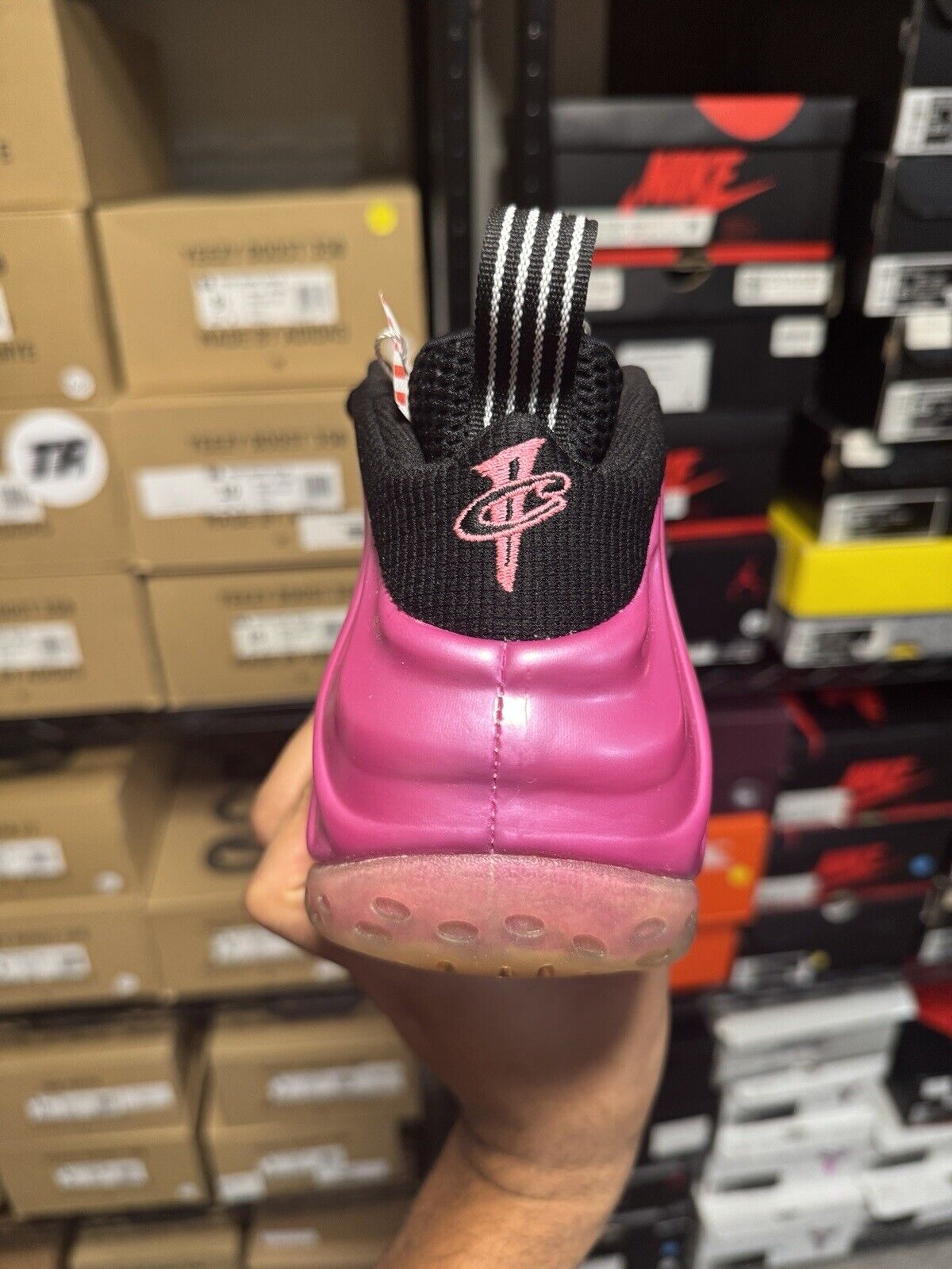 Size 10.5 - Nike Air Foamposite One Pearlized Pink