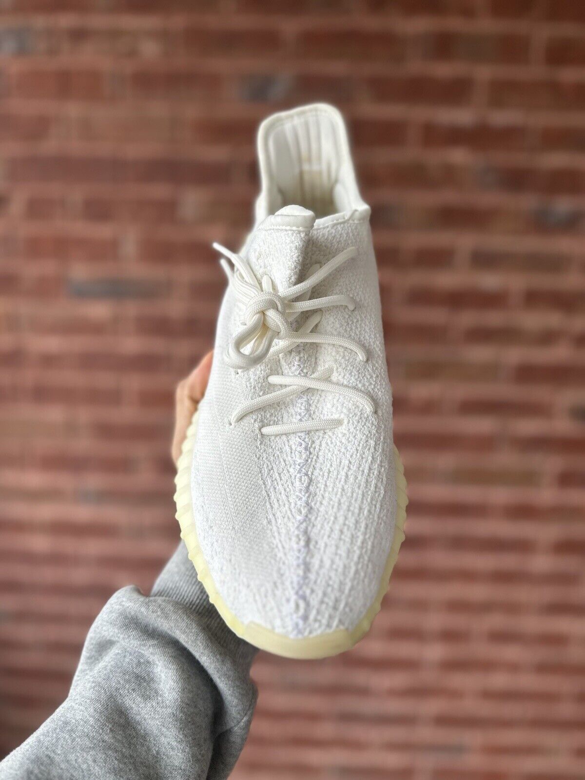 Size 11.5 - adidas Yeezy Boost 350 V2 Low Cream White / Triple White