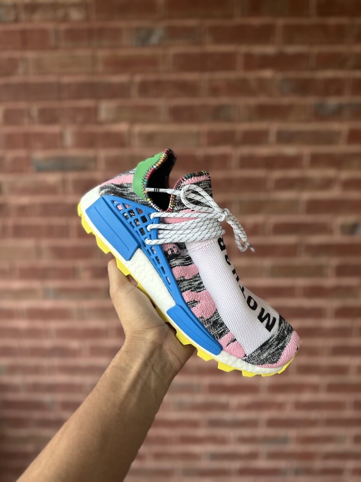 Size 10.5 - adidas Pharrell x NMD Human Race Trail Solar Pack