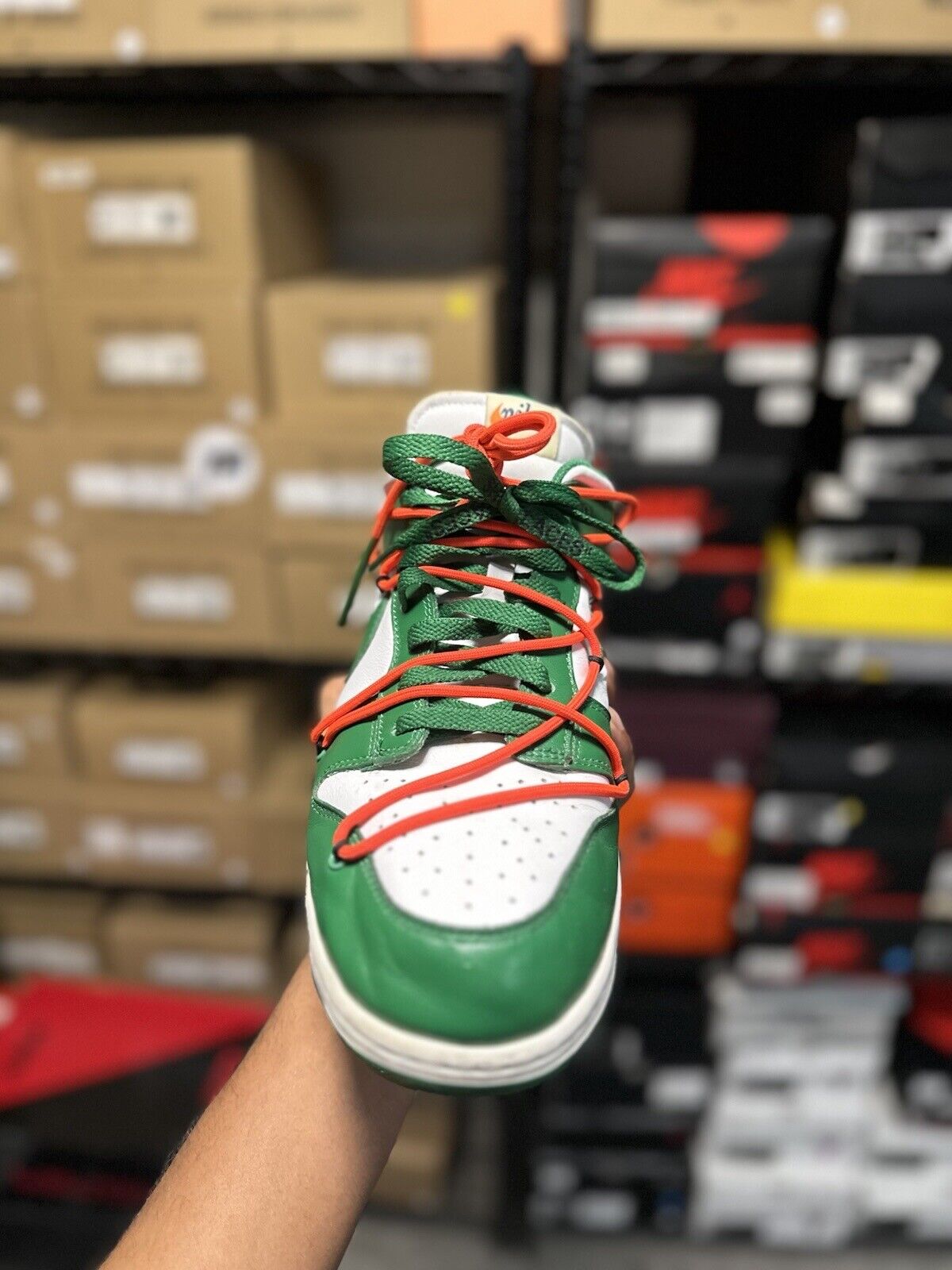 Size 12 - Nike Dunk Low x OFF-WHITE Pine Green 2019