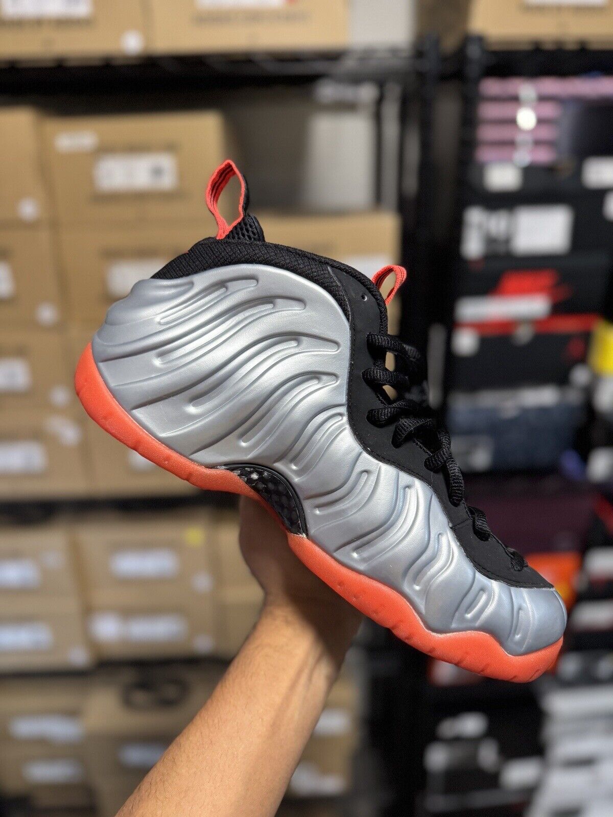 Size 10 - Nike Air Foamposite Pro Crimson