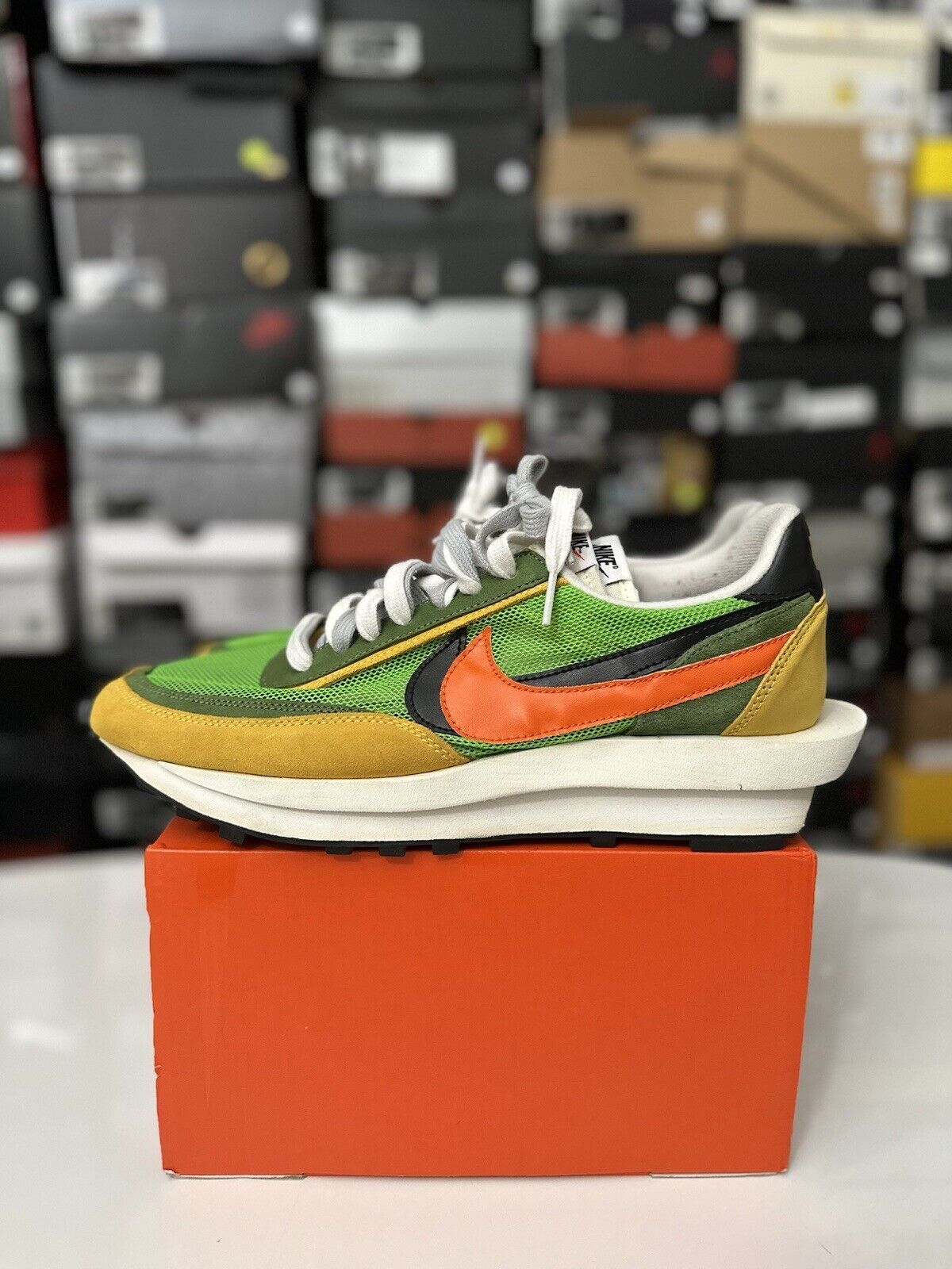 Size 10.5 - Nike sacai x LDWaffle Green Gusto