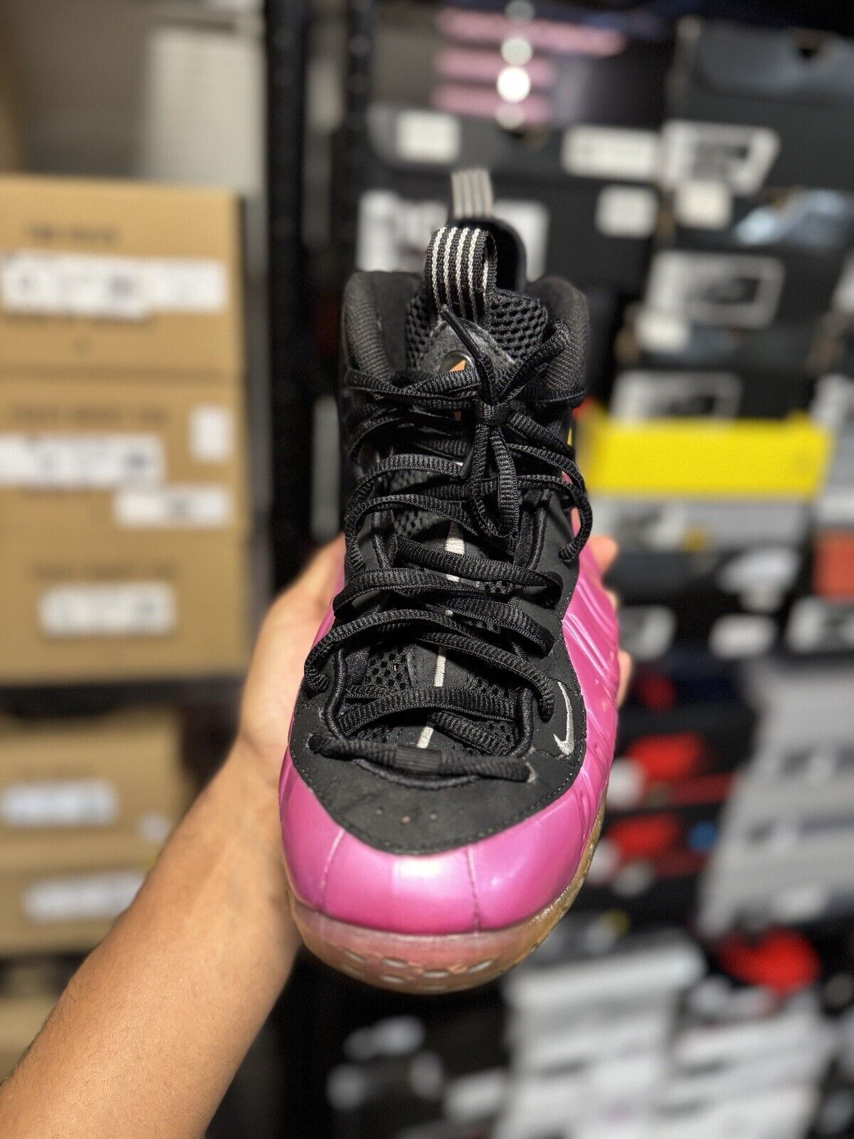 Size 11 - Nike Air Foamposite One Pearlized Pink