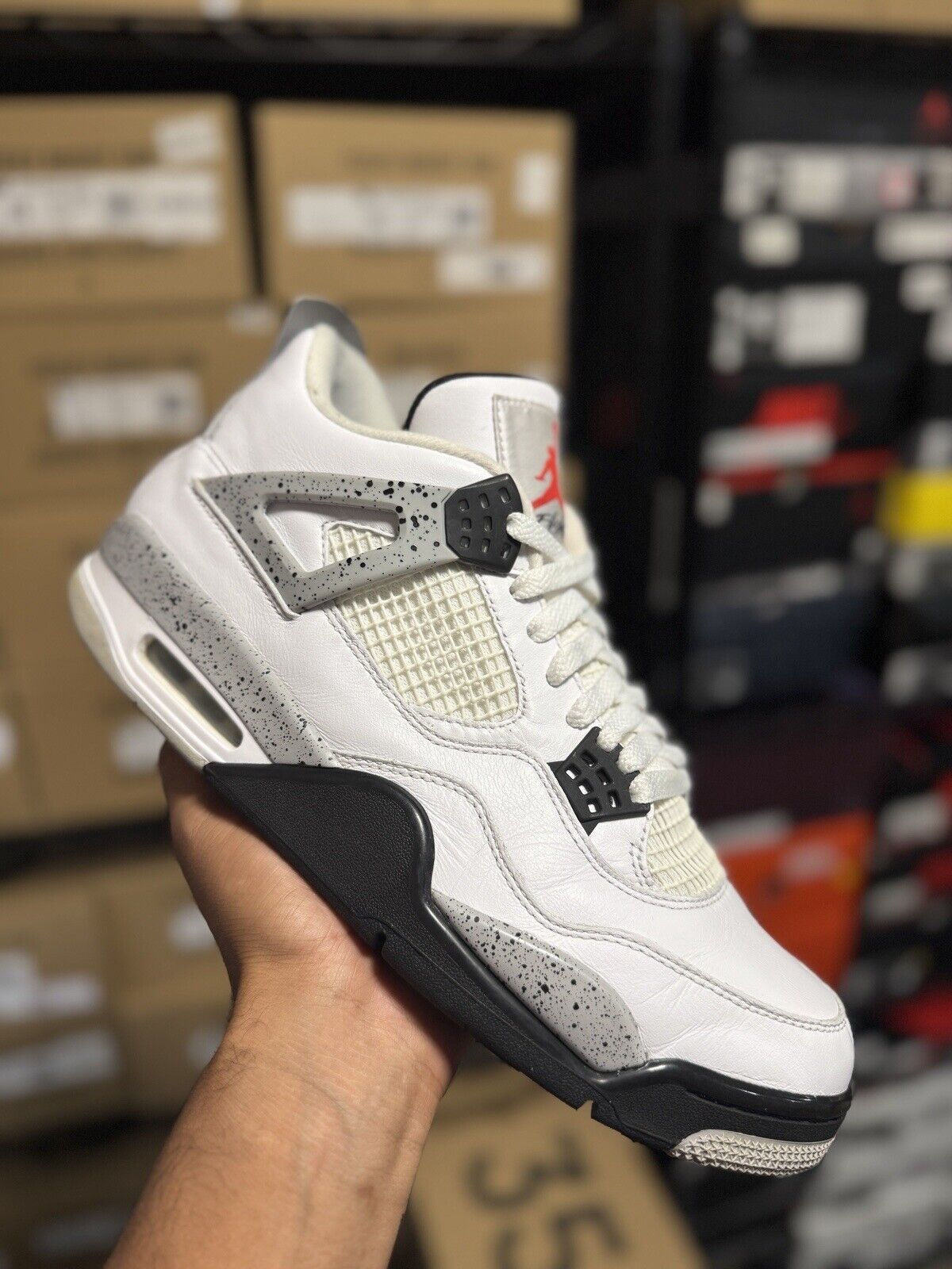 Size 11.5 - Jordan 4 Retro OG Mid White Cement