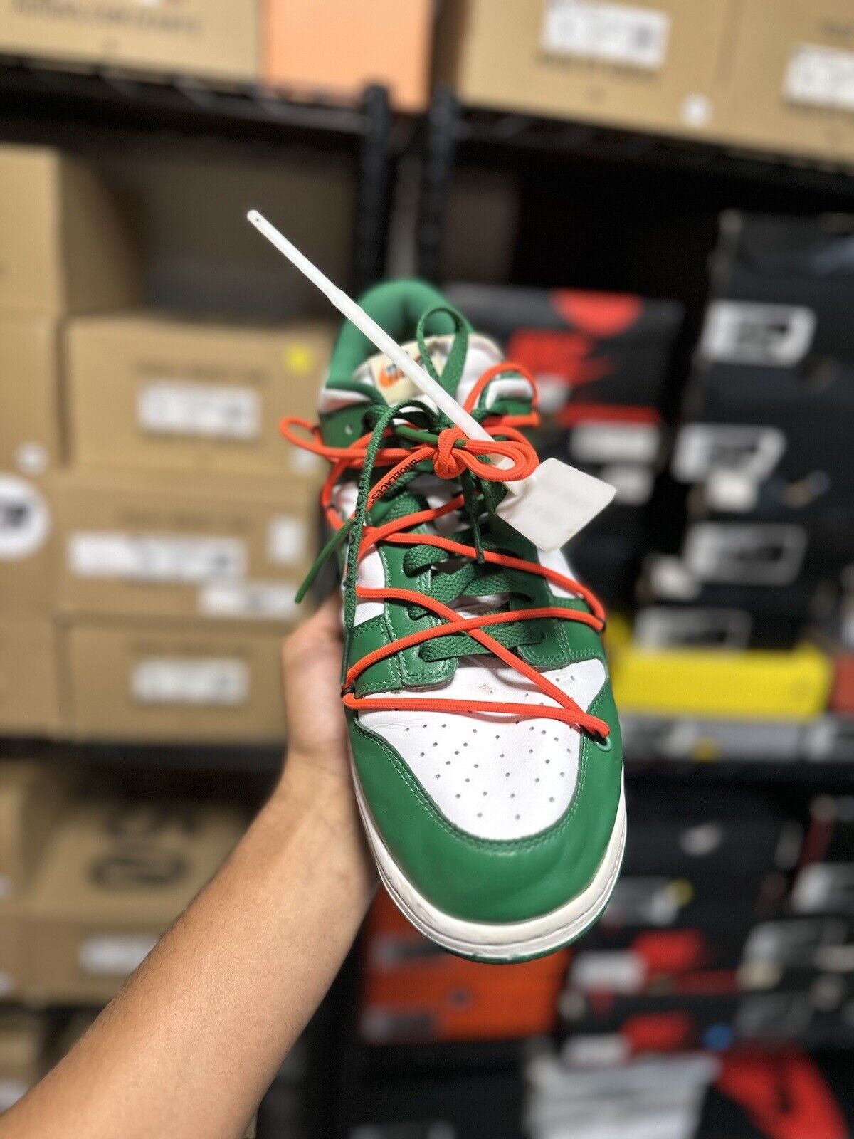 Size 12 - Nike Dunk Low x OFF-WHITE Pine Green 2019