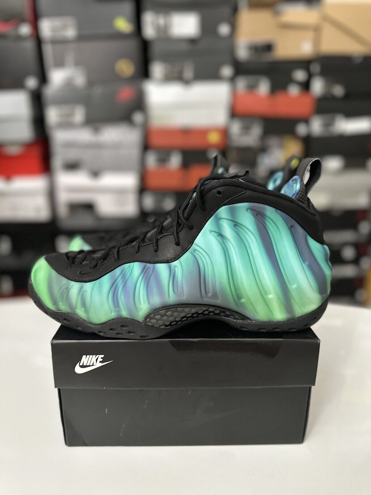 Size 9 - Nike Air Foamposite One PRM All-Star - Northern Lights