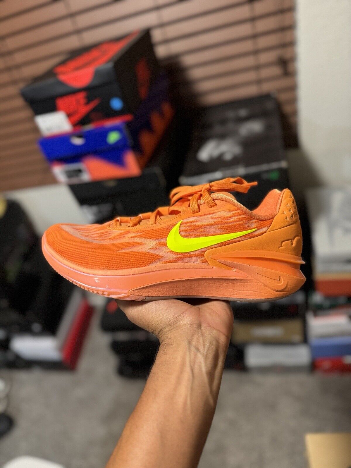 Size 11.5 - Nike Arike Ogunbowale x Air Zoom GT Cut 2 Bright Mandarin W