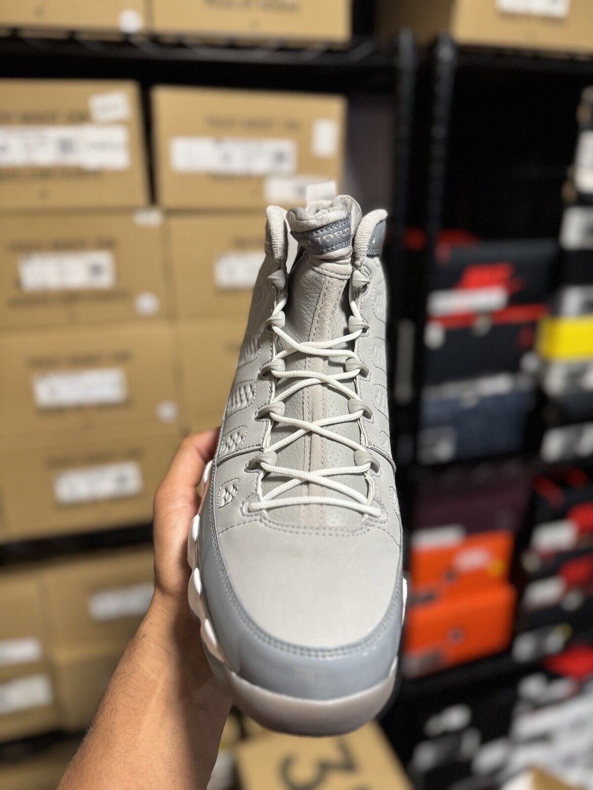 Size 10 - Air Jordan 9 Retro 2012 Cool Grey