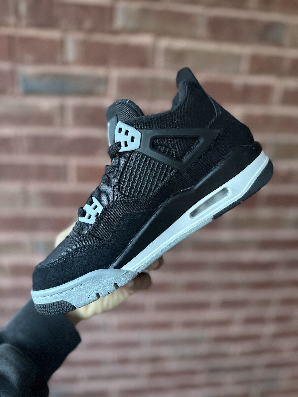 Size 6Y - Jordan 4 Retro SE Mid Black Canvas