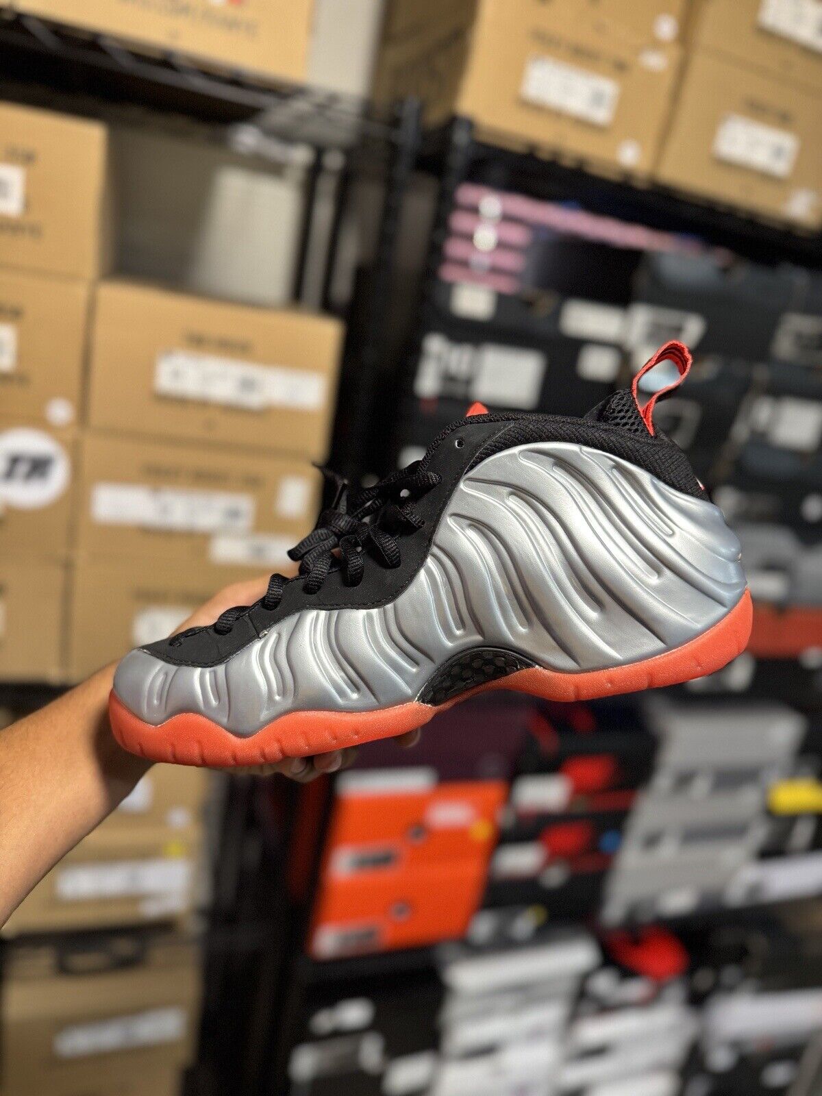 Size 10 - Nike Air Foamposite Pro Crimson