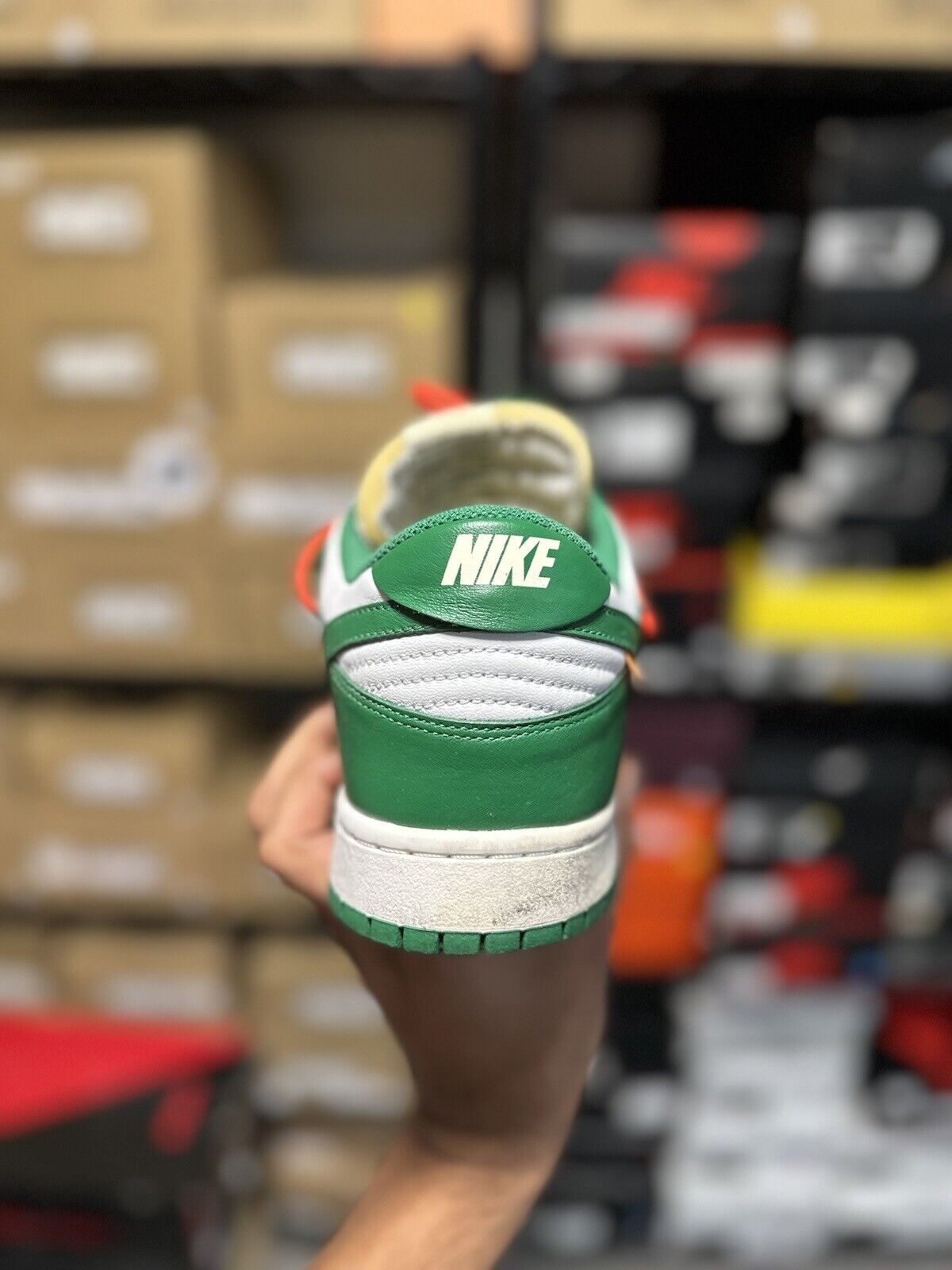 Size 12 - Nike Dunk Low x OFF-WHITE Pine Green 2019