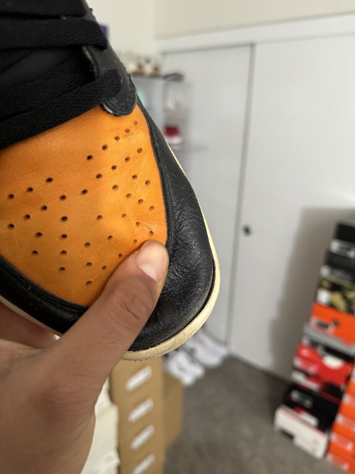 Size 13 - Jordan 1 Retro OG High Shattered Backboard (NO BOX)