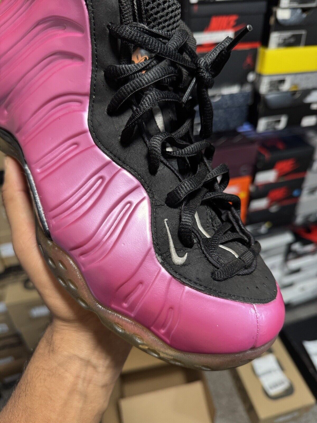 Size 11 - Nike Air Foamposite One Pearlized Pink