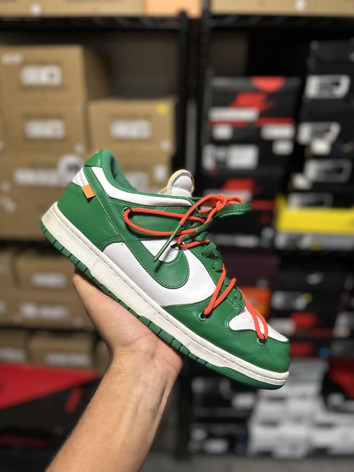 Size 12 - Nike Dunk Low x OFF-WHITE Pine Green 2019