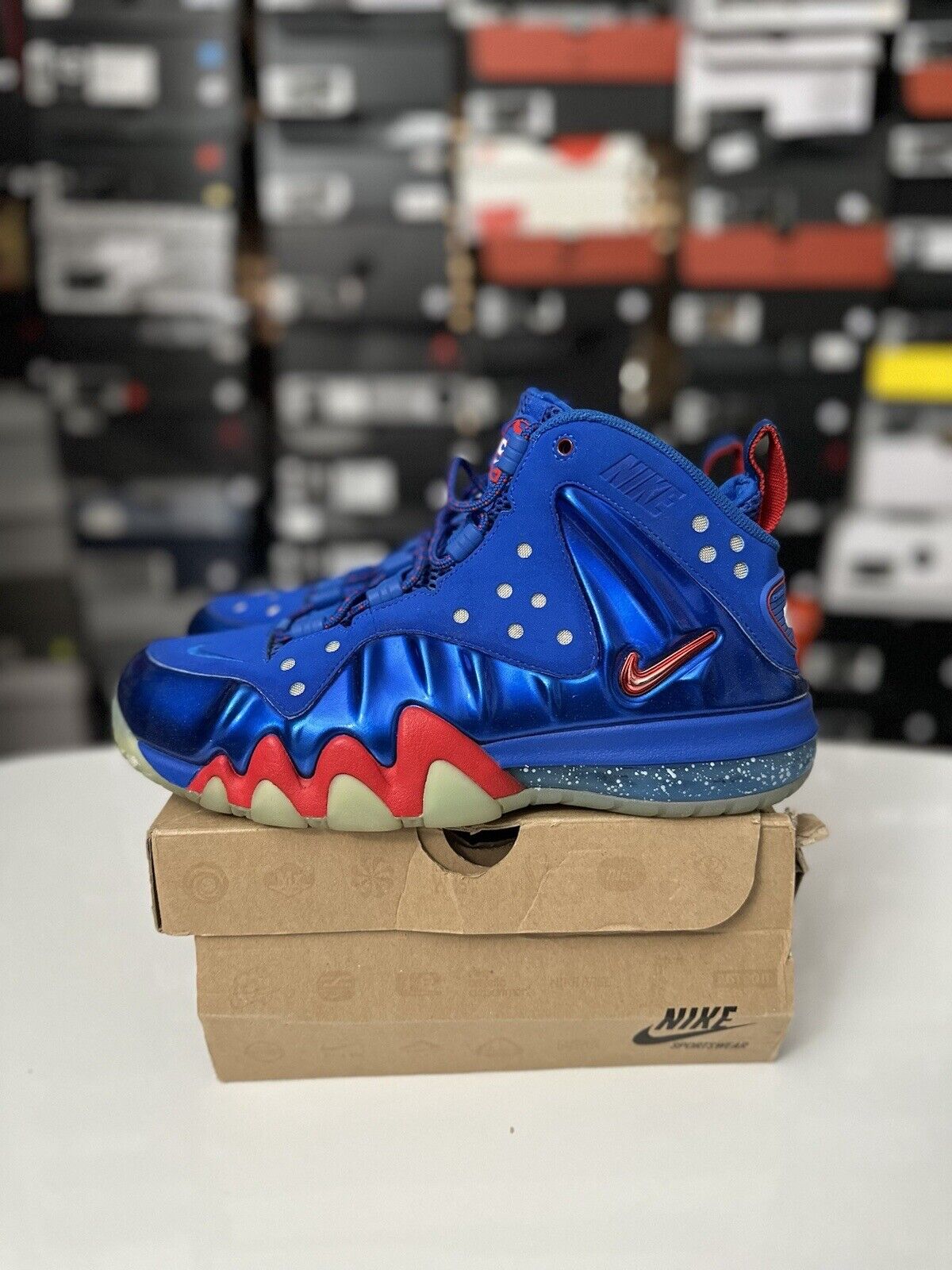 Size 8 - Nike Barkley Posite Max Sixers