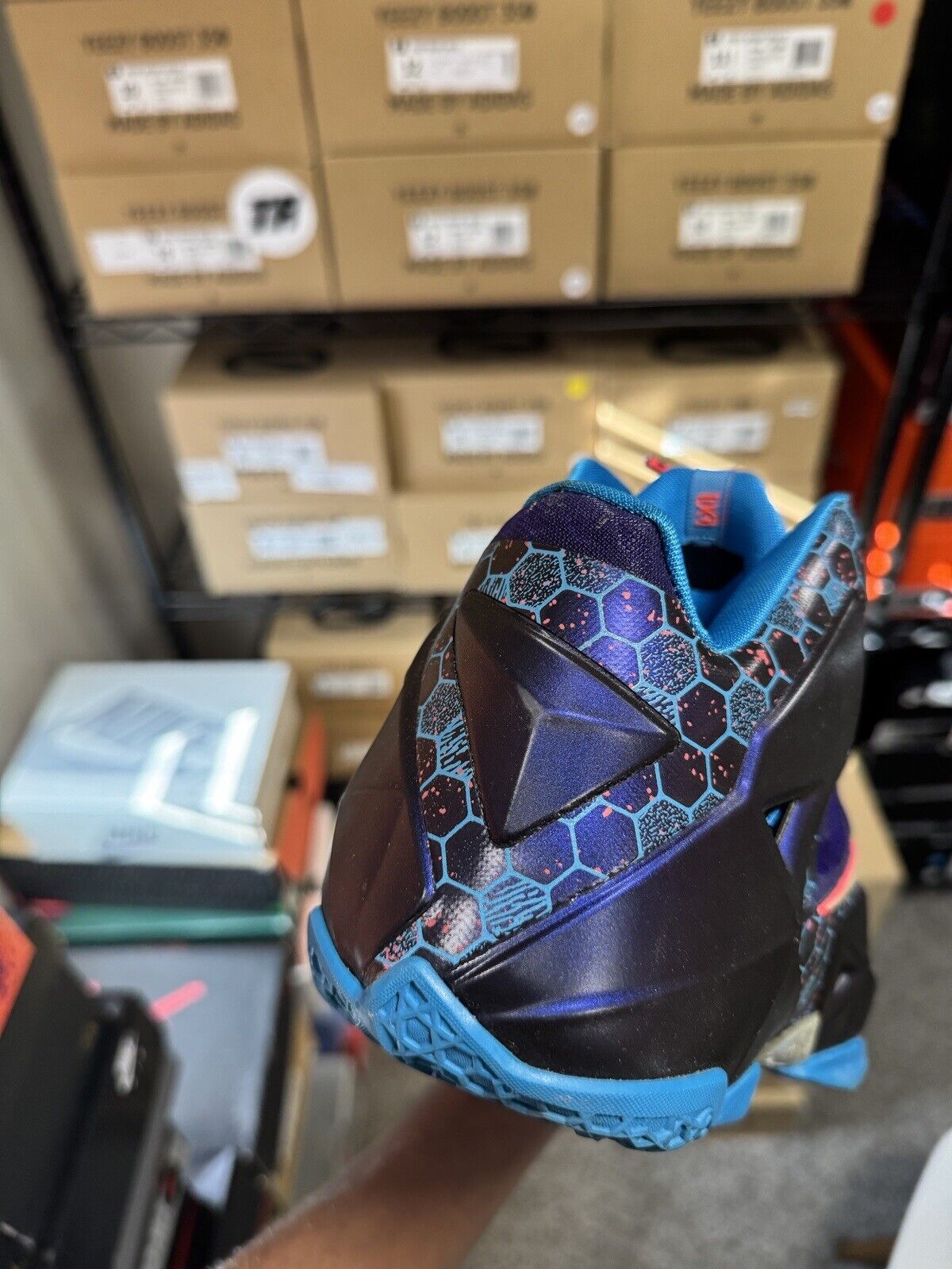 Size 10.5 - Nike LeBron 11 Hornets