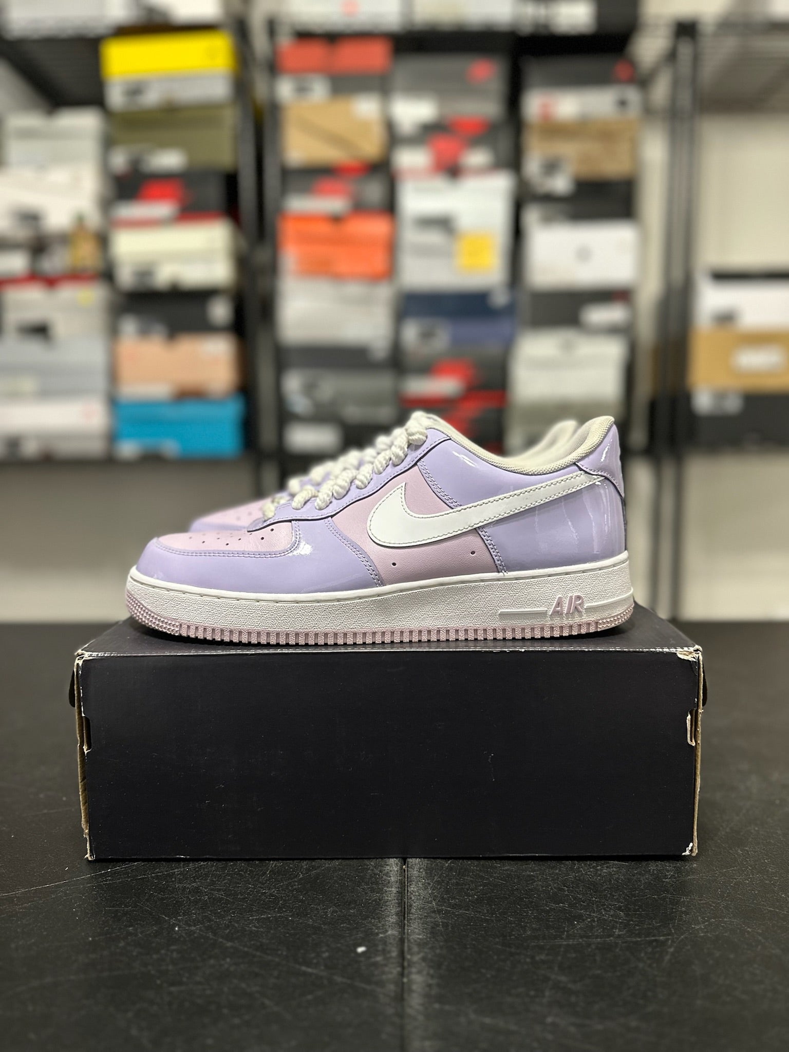 Size 11.5 - AF 1 Low LV8 Hydrangeas Patent