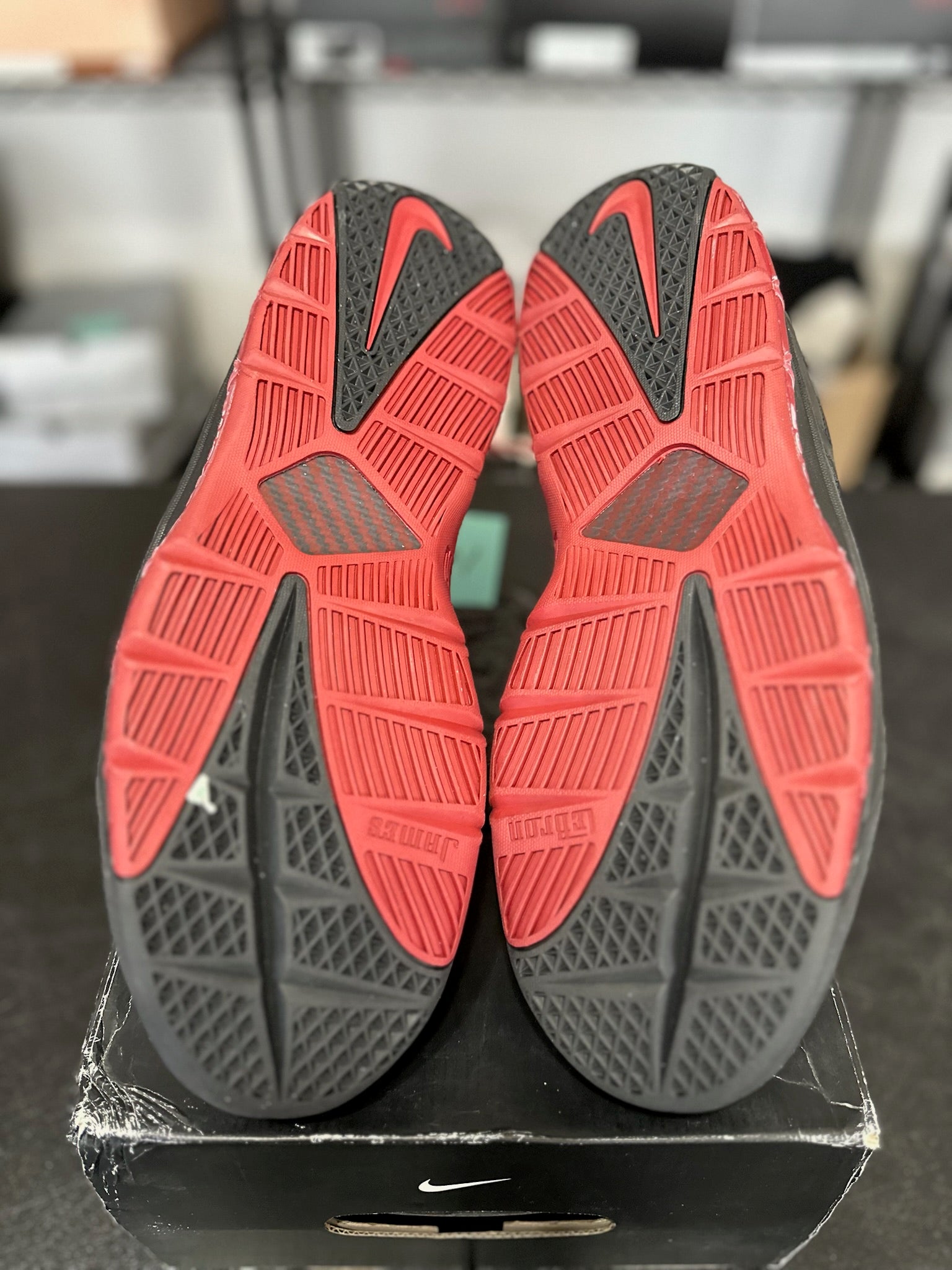 Size 13 - LeBron 3 Black Crimson