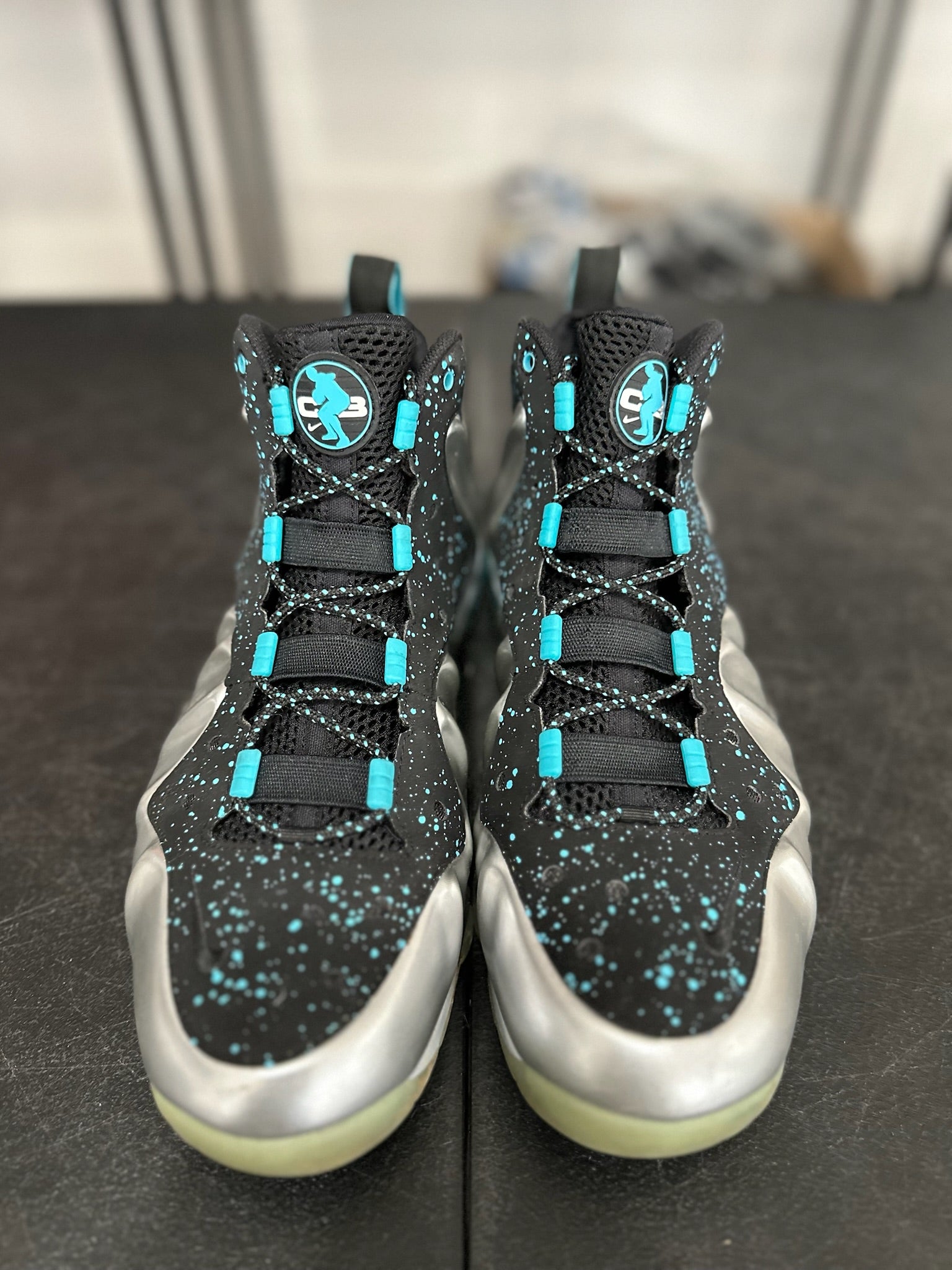 Size 11 - Barkley Posite Max Metallic Silver Gamma Blue