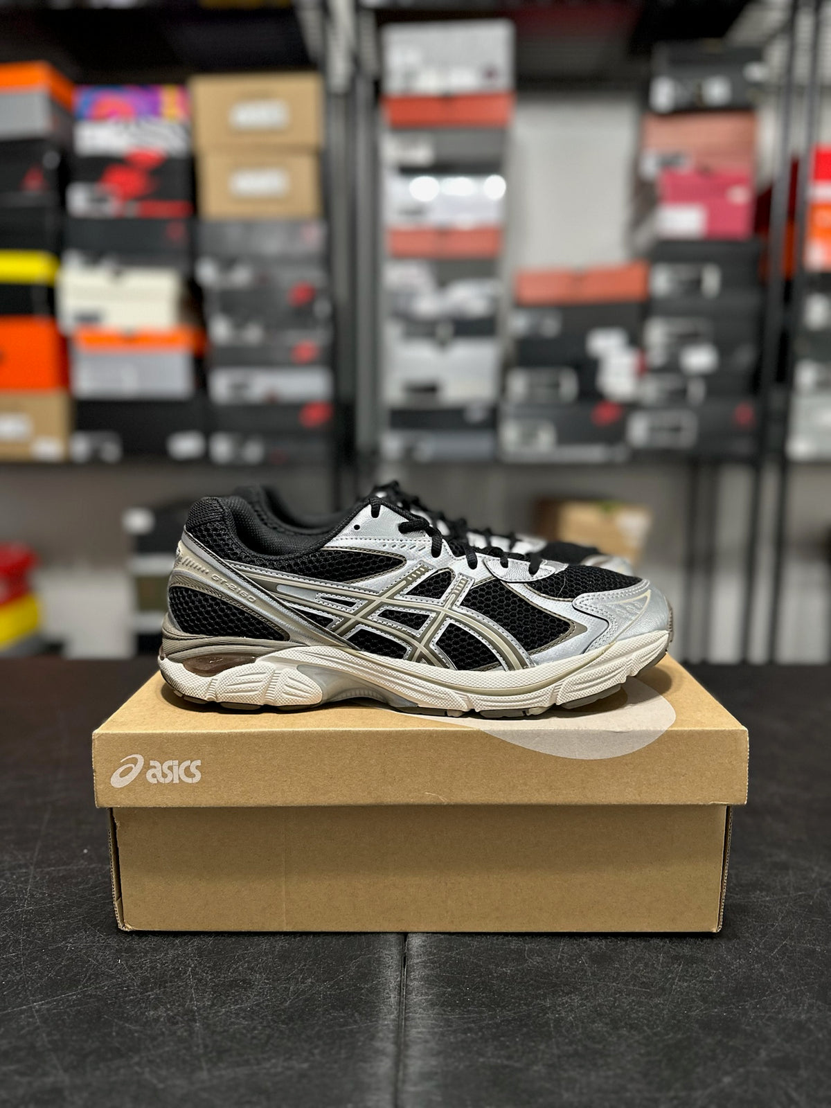 Size 10 - ASICS Gel-Kayano 14 Cream Black