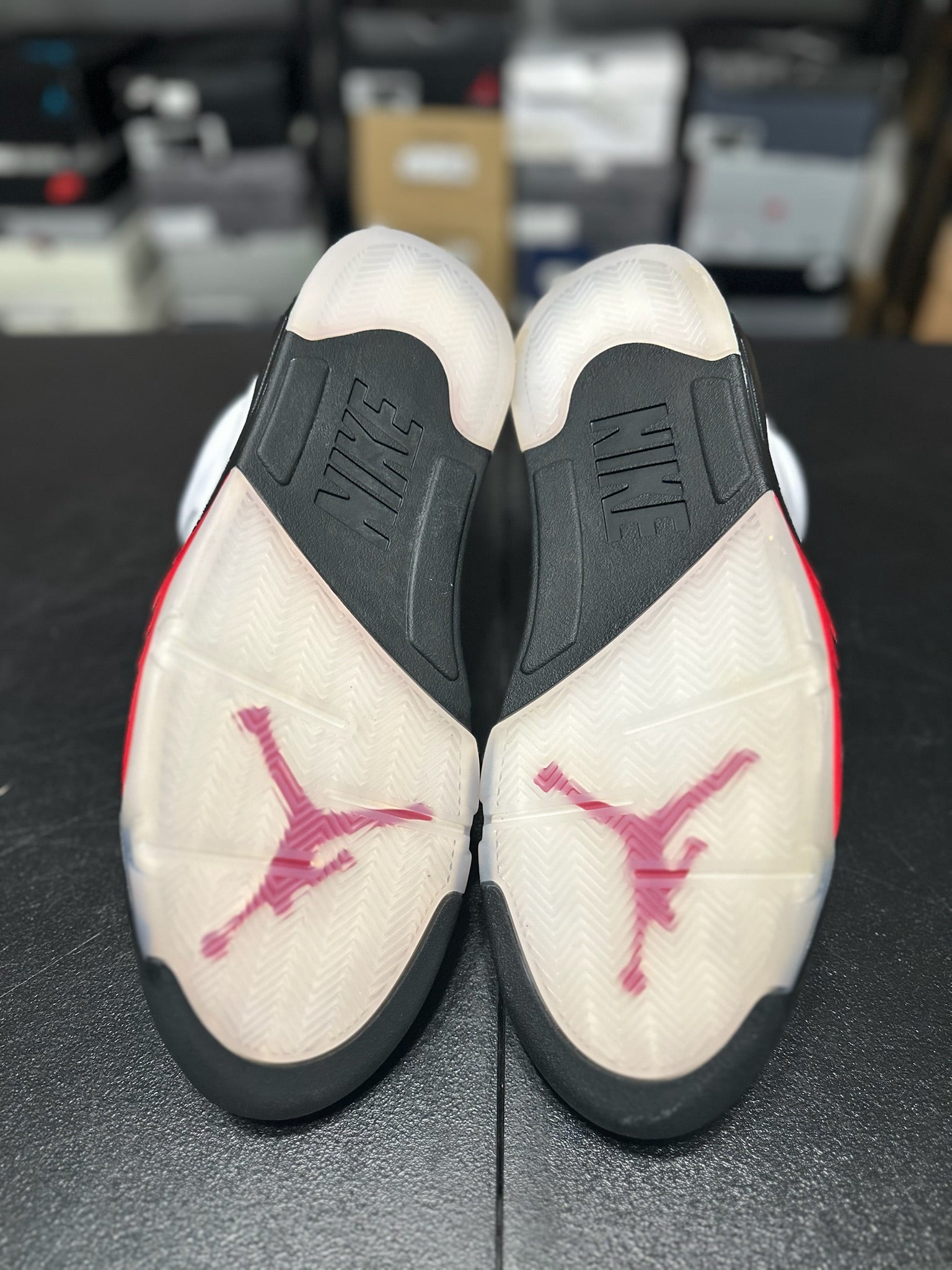 Size 14 - J5 Fire Red Silver Tongue