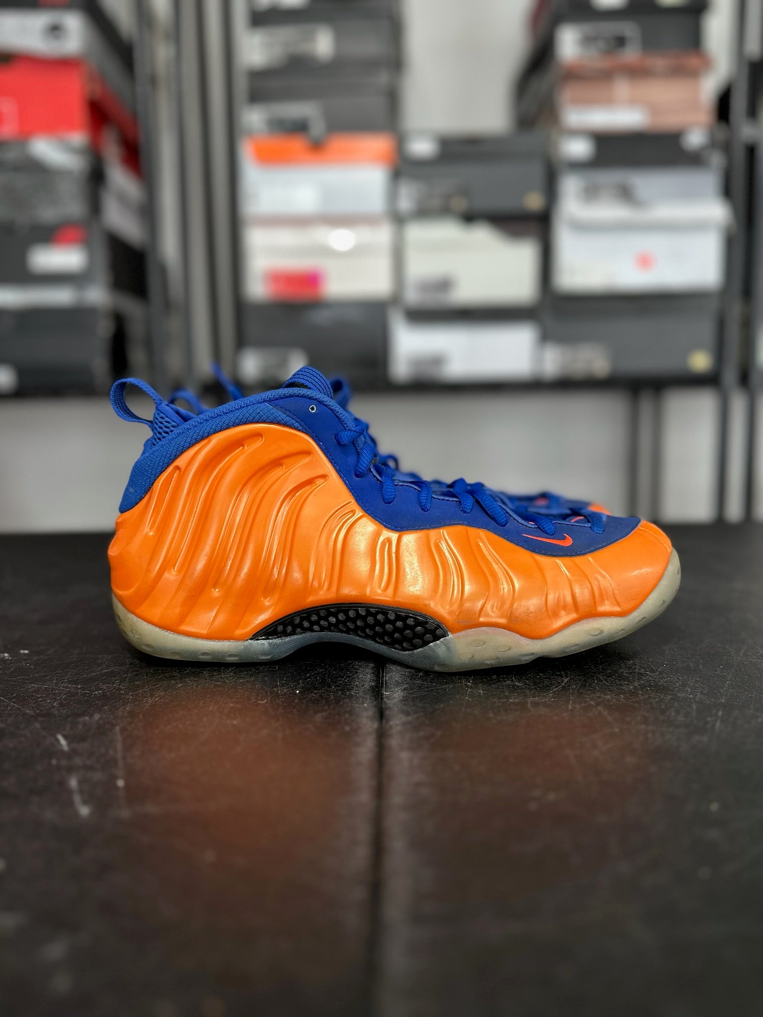 Size 11.5 - Foamposite 1 Knicks
