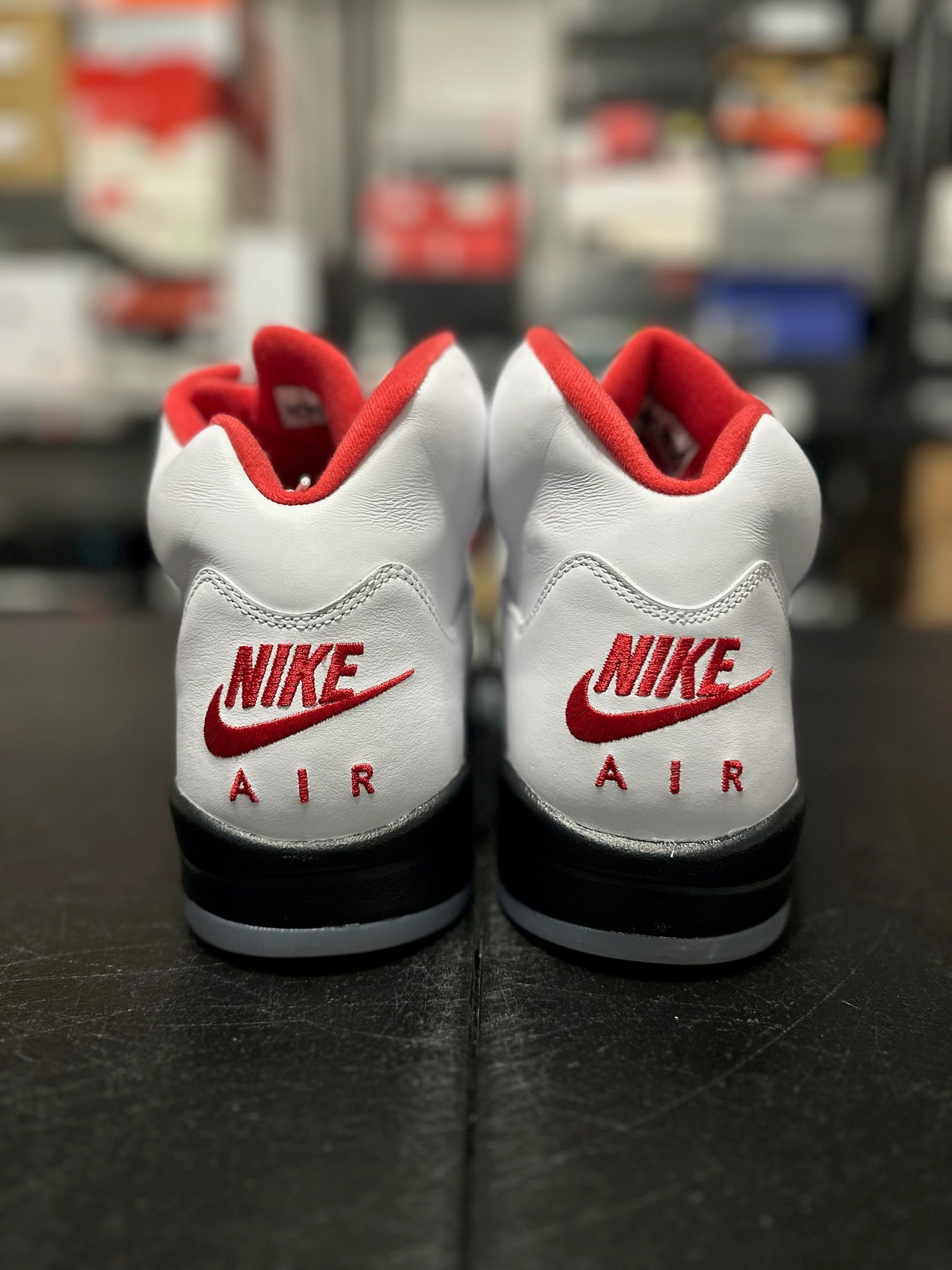Size 14 - J5 Fire Red Silver Tongue