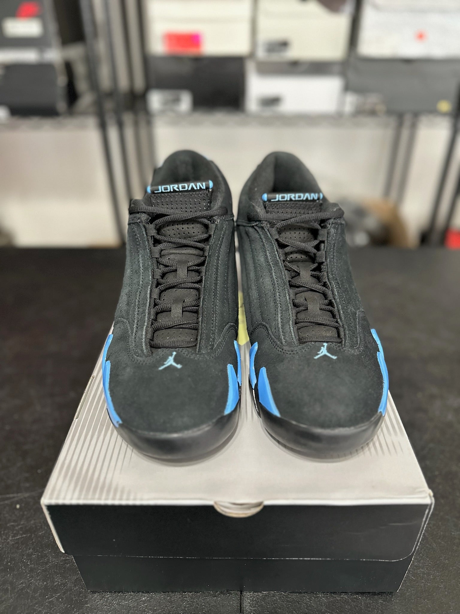 Size 11 - J14 Black University Blue