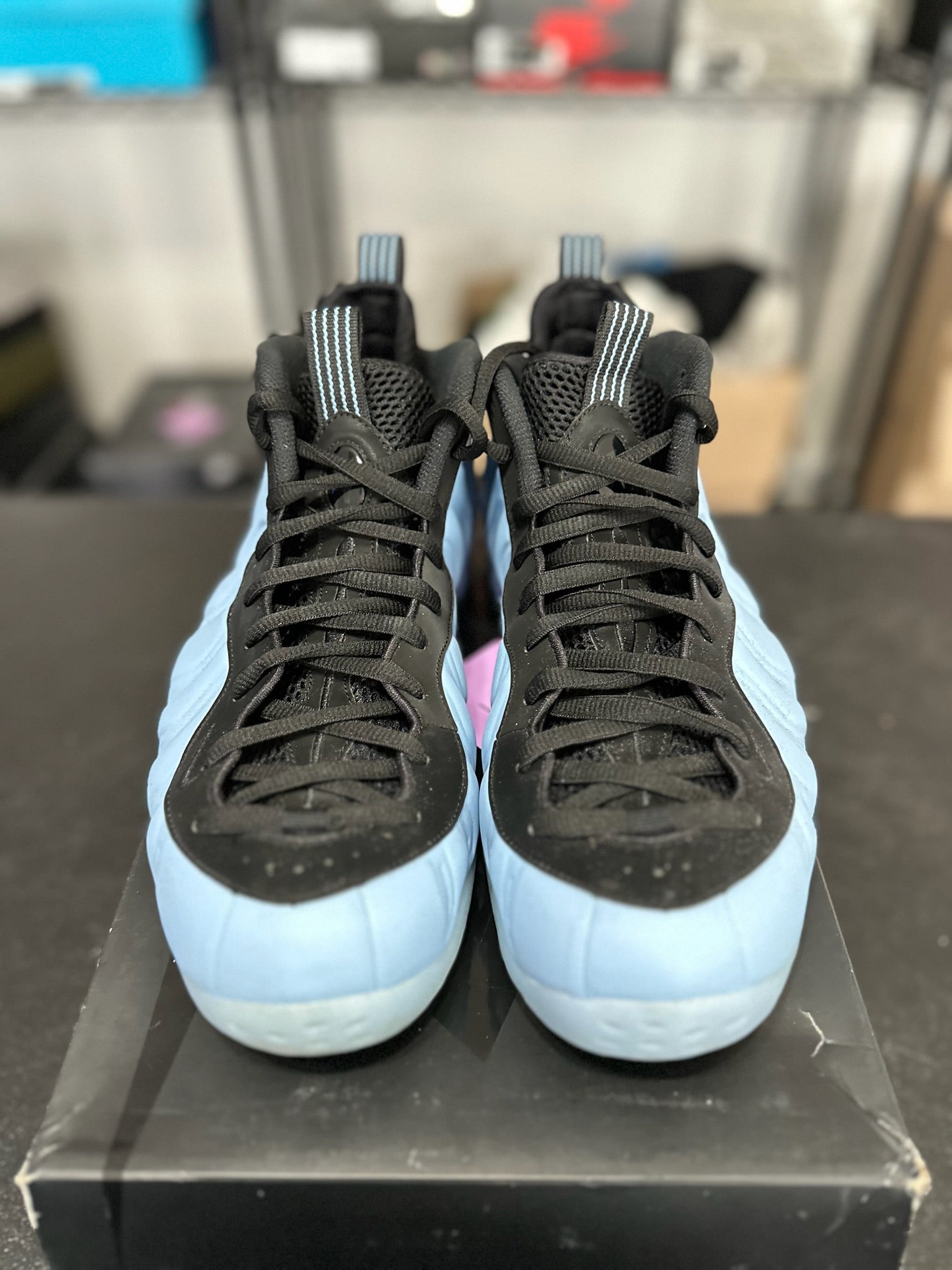 Size 12 - Foamposite 1 Psychic Blue