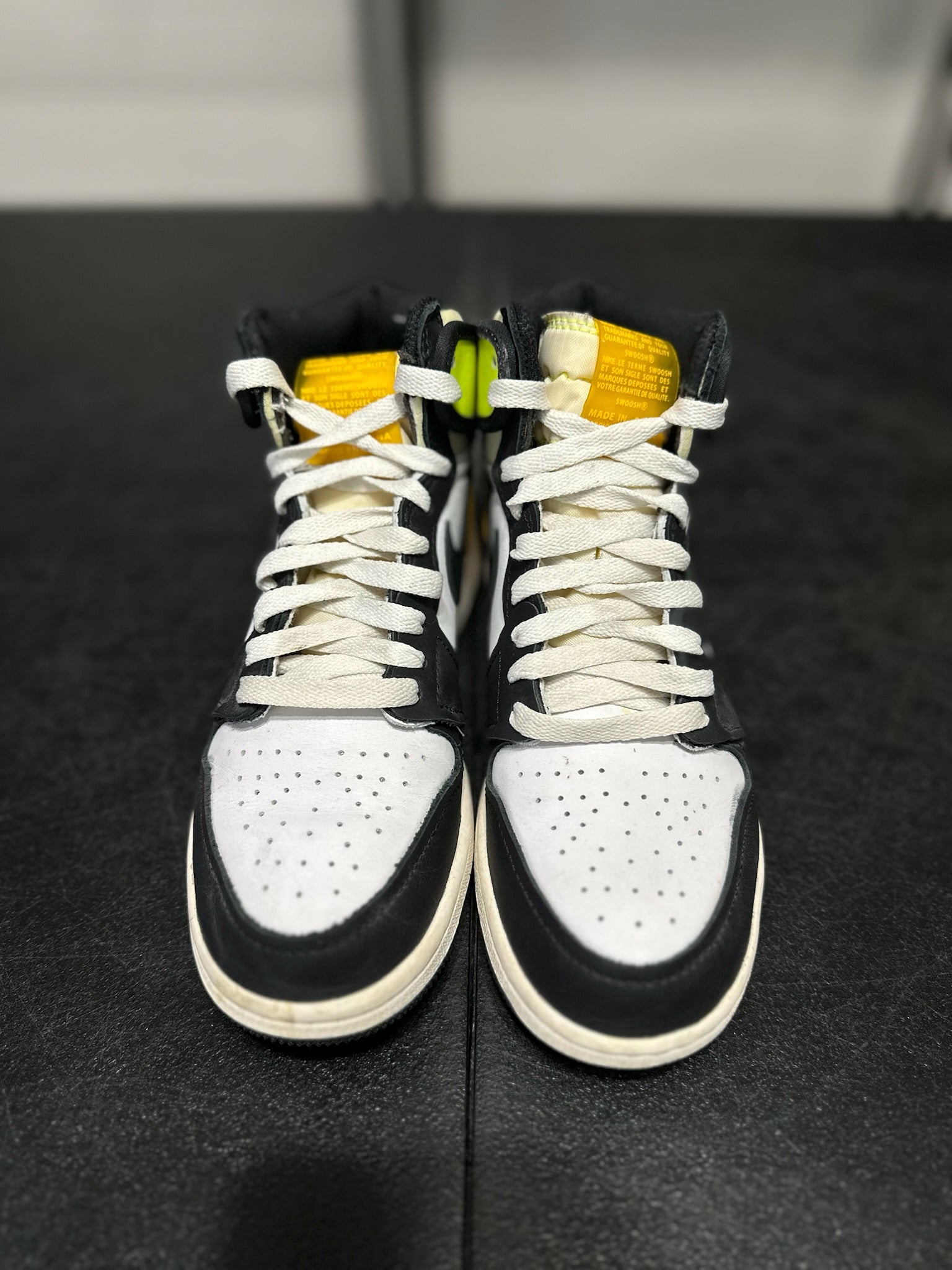 Size 4.5 - J1 High White Black Volt University Gold