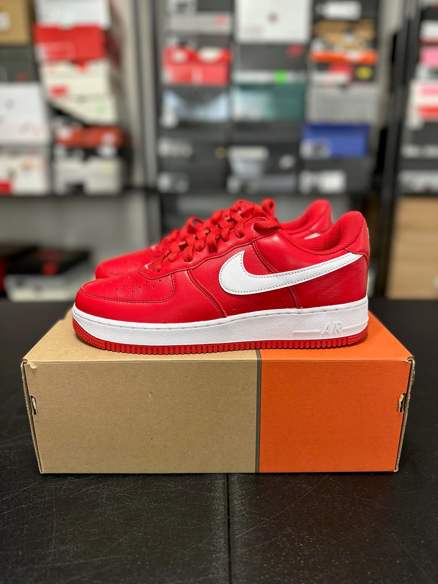 Size 9 - AF 1 Color of the Month University Red