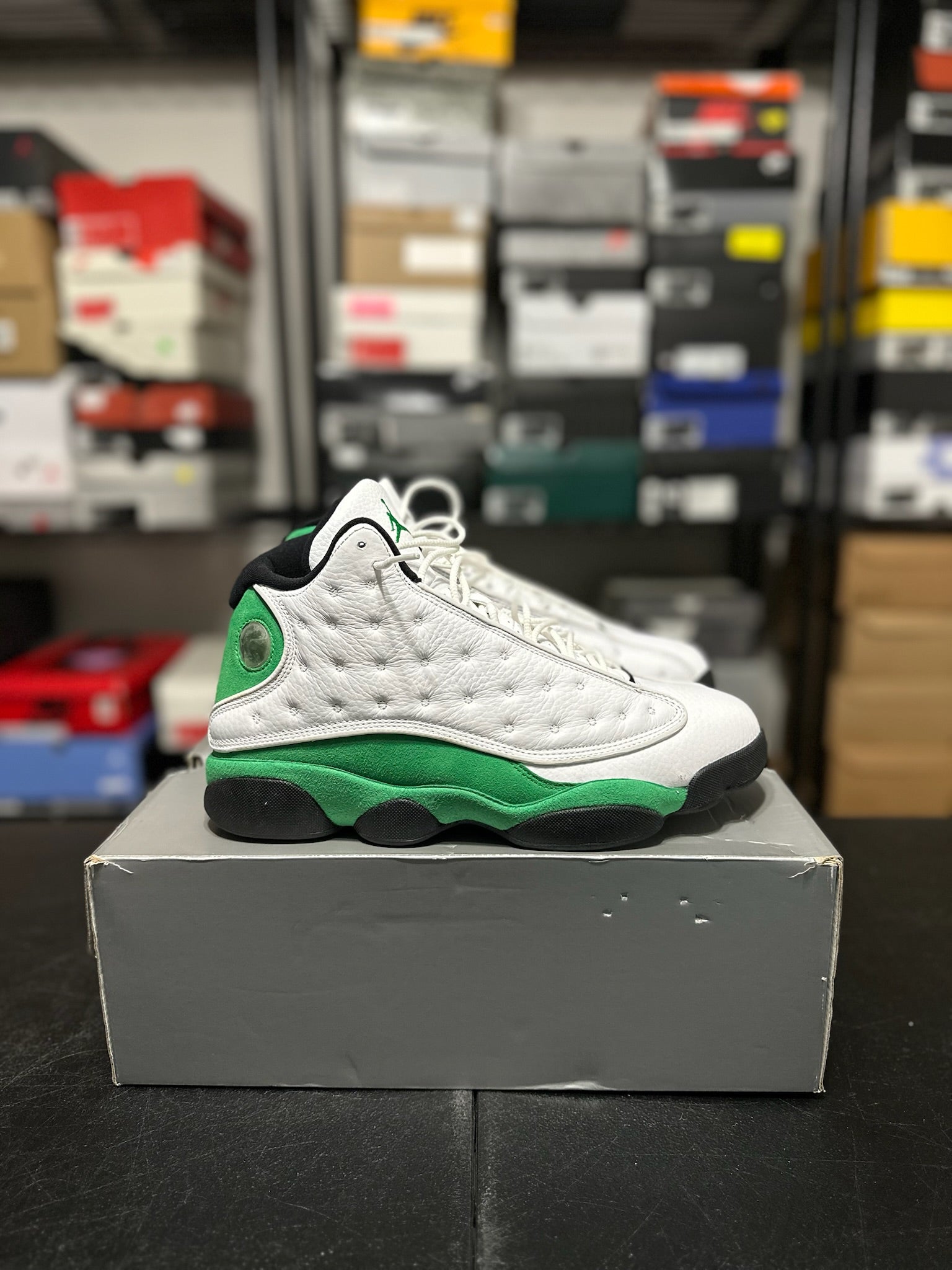 Size 10 - J13 White Lucky Green