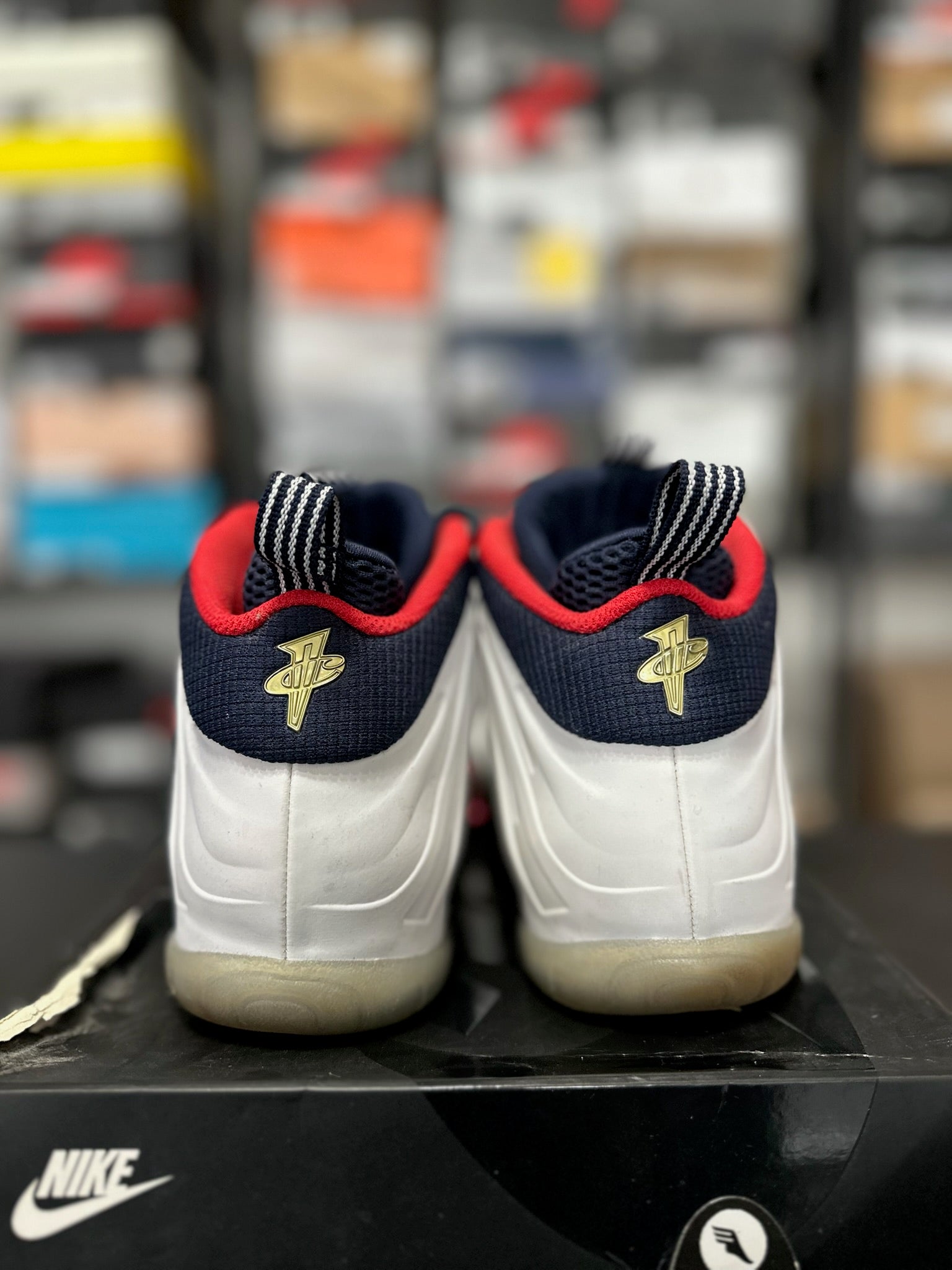 Size 7Y - Foamposite 1 Olympic