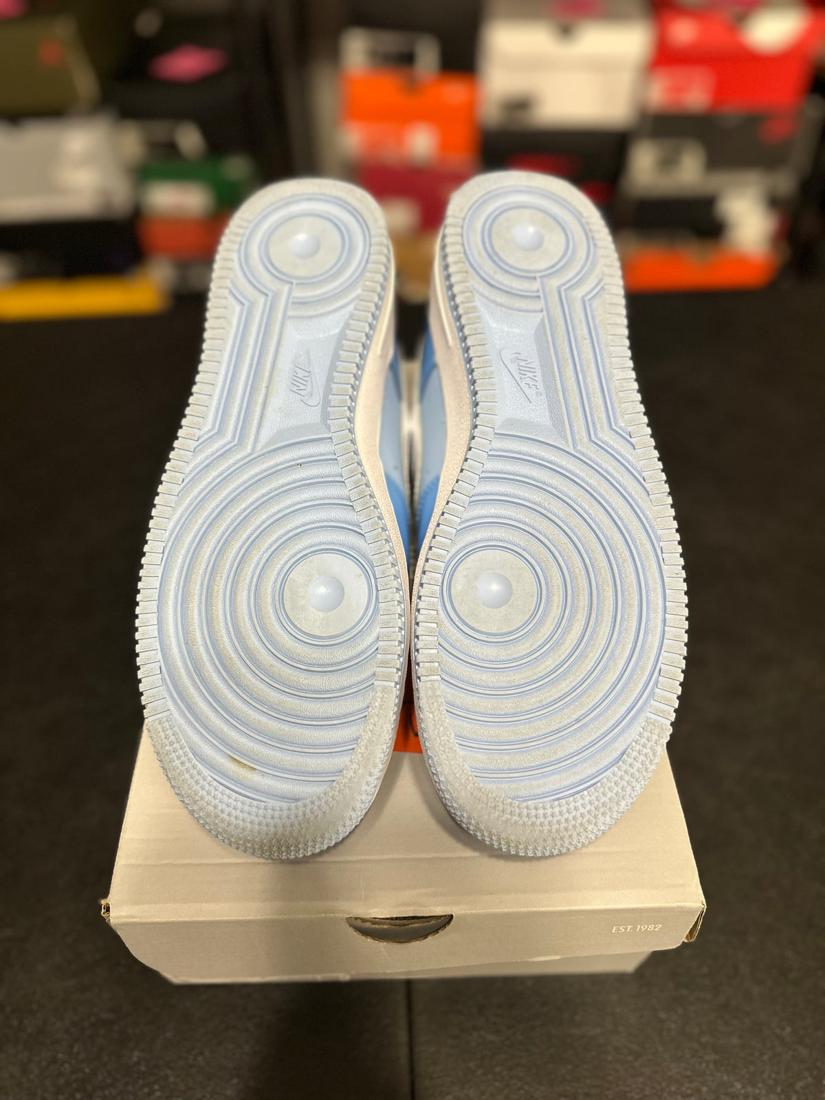 Size 10.5 - AF1 blue patent
