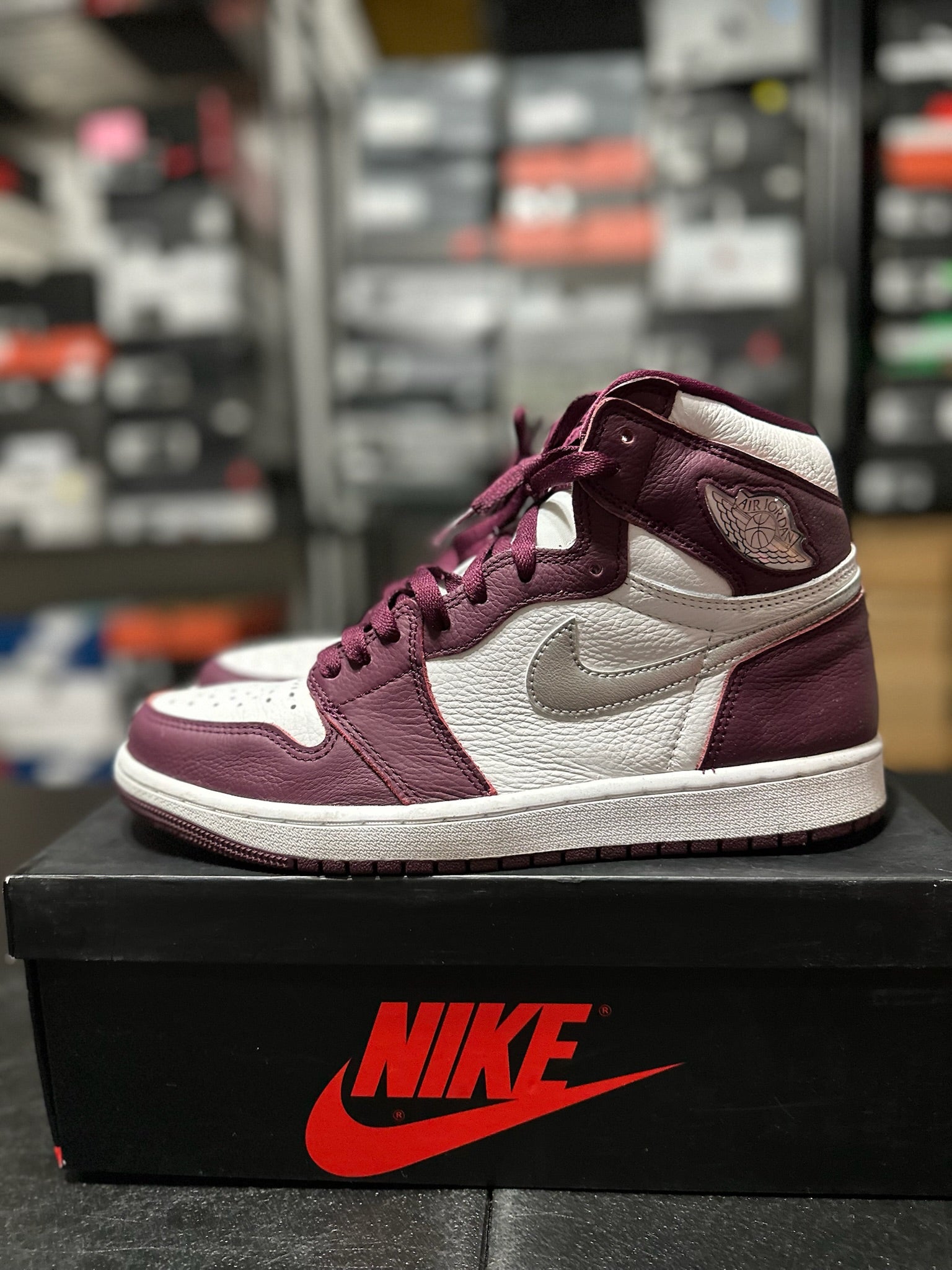 Size 9.5 - J1 High Bordeaux