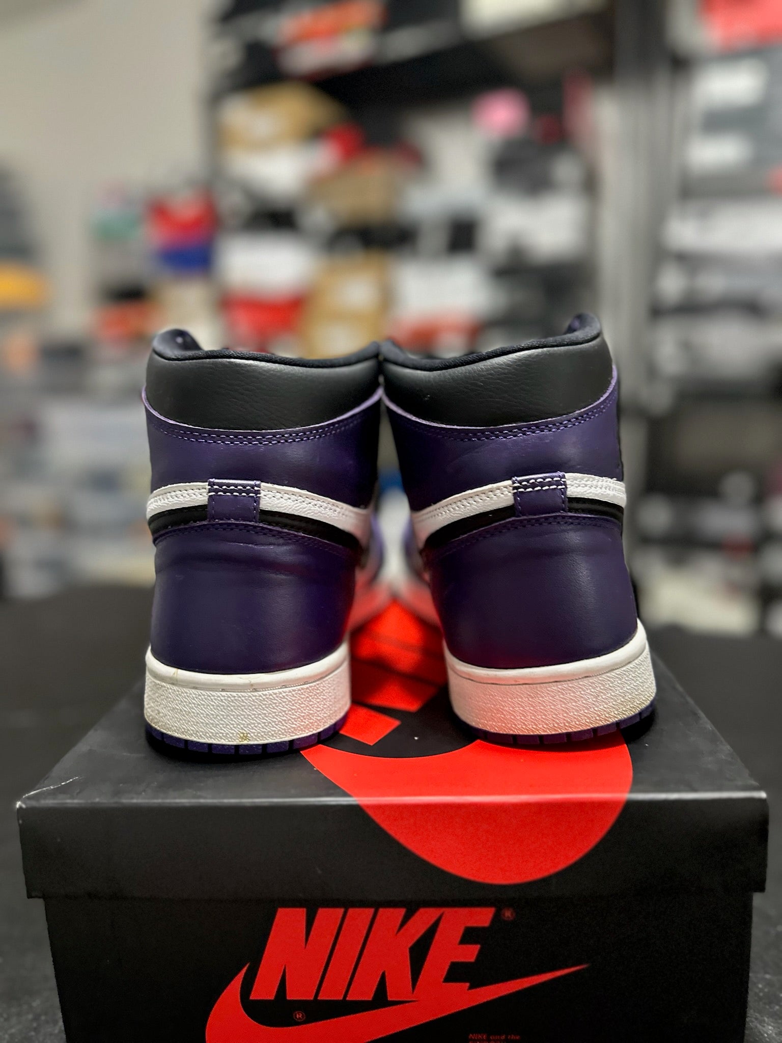 Size 10 - J1 High Court Purple White