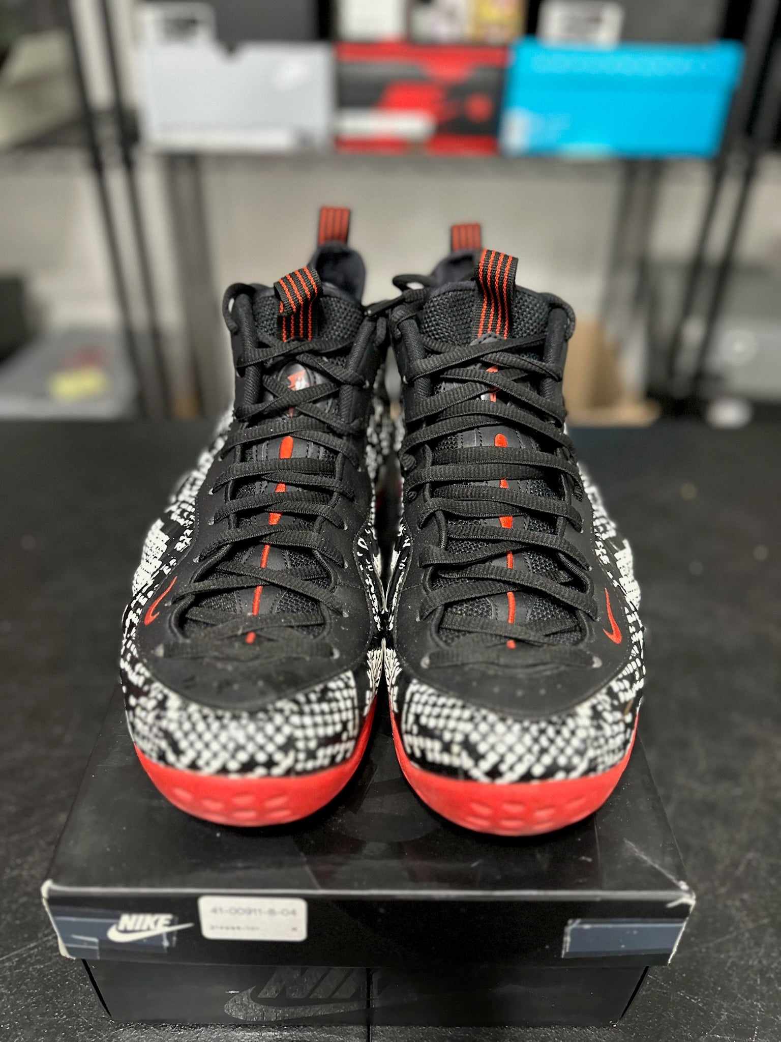Size 12 - Foamposite 1 Albino Snakeskin