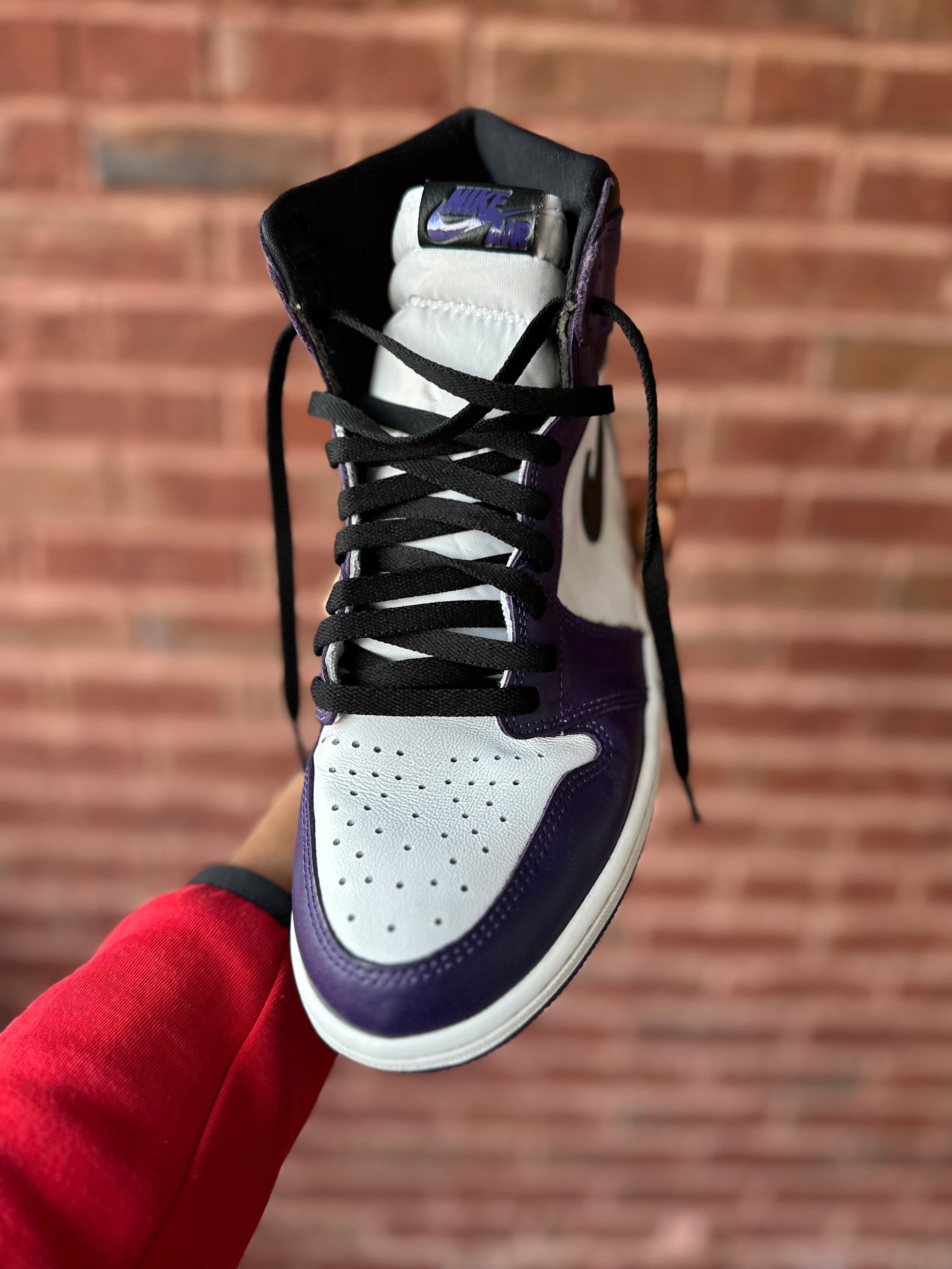 Size 10.5 - J1 court purple