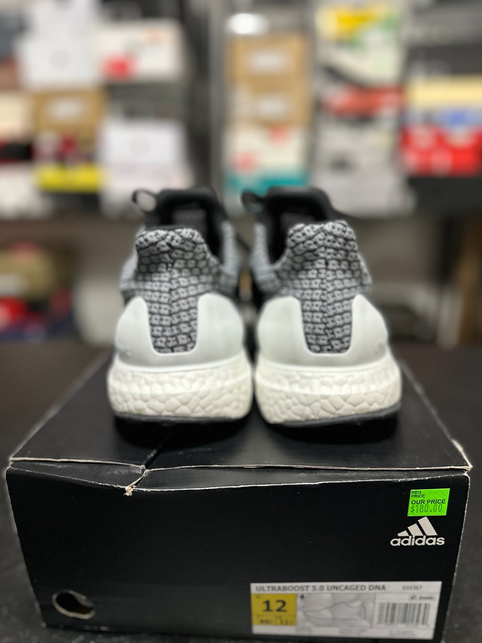 Size 12 - adidas Ultra Boost 5.0 Uncaged DNA Oreo