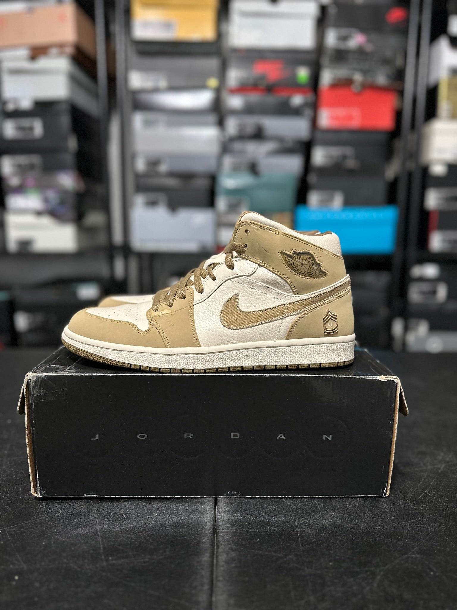 Size 11 - J1 Armed Forces Pearl White