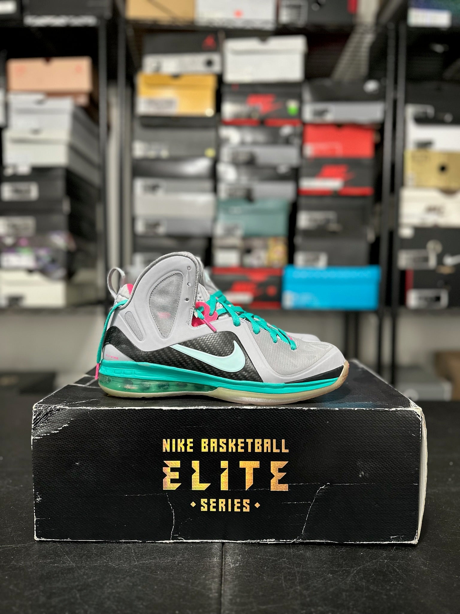 Size 9.5 - LeBron 9 PS Elite South Beach