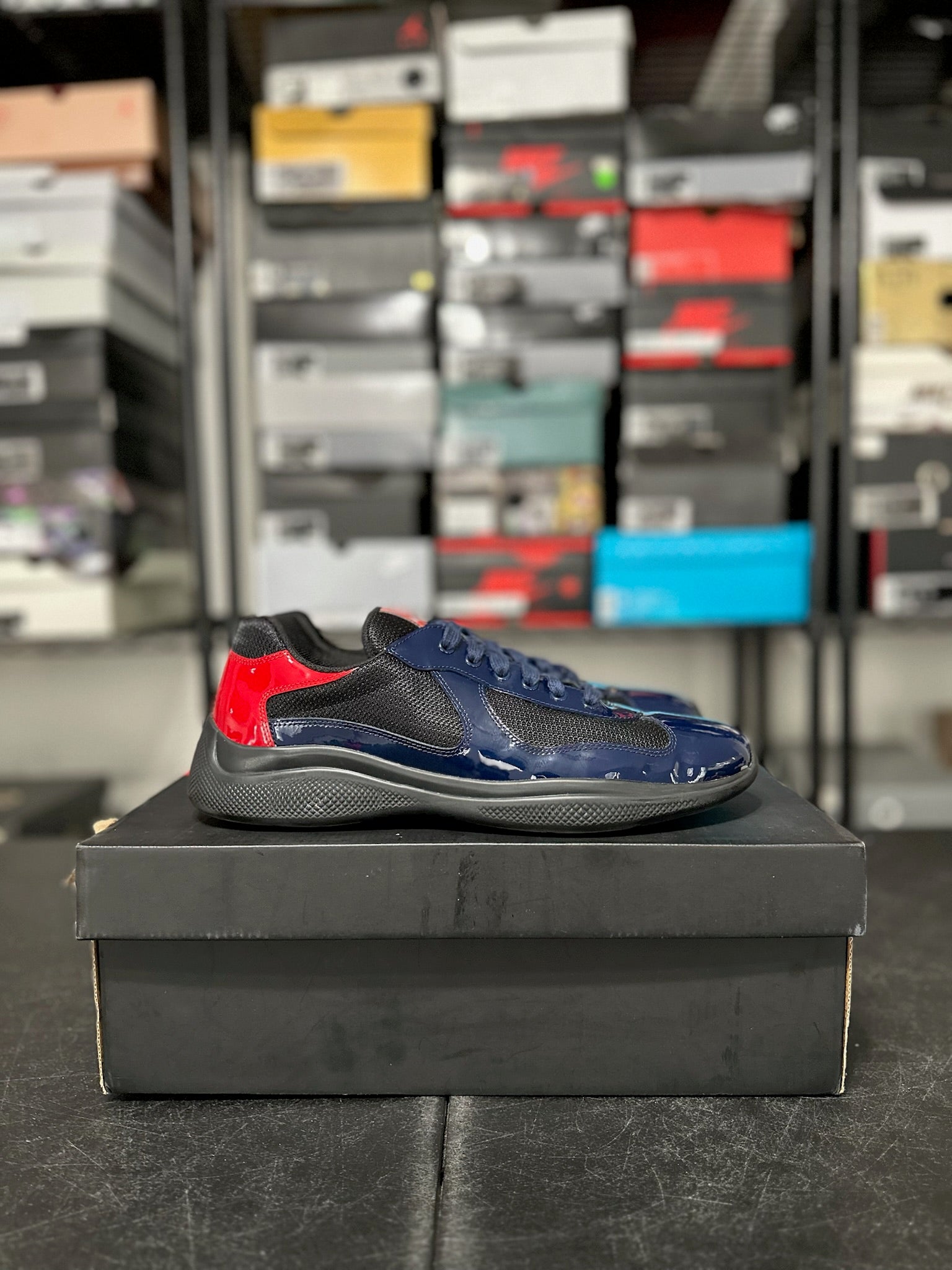 Size 9 - Prada America’s Cup Royal Blue Red