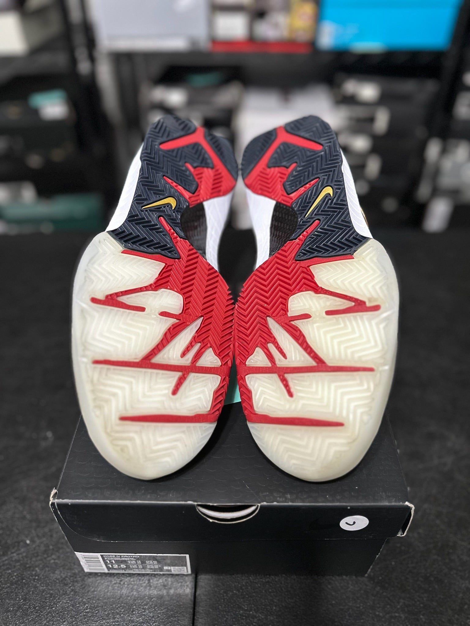 Size 11 - Kobe 4 Gold Medal
