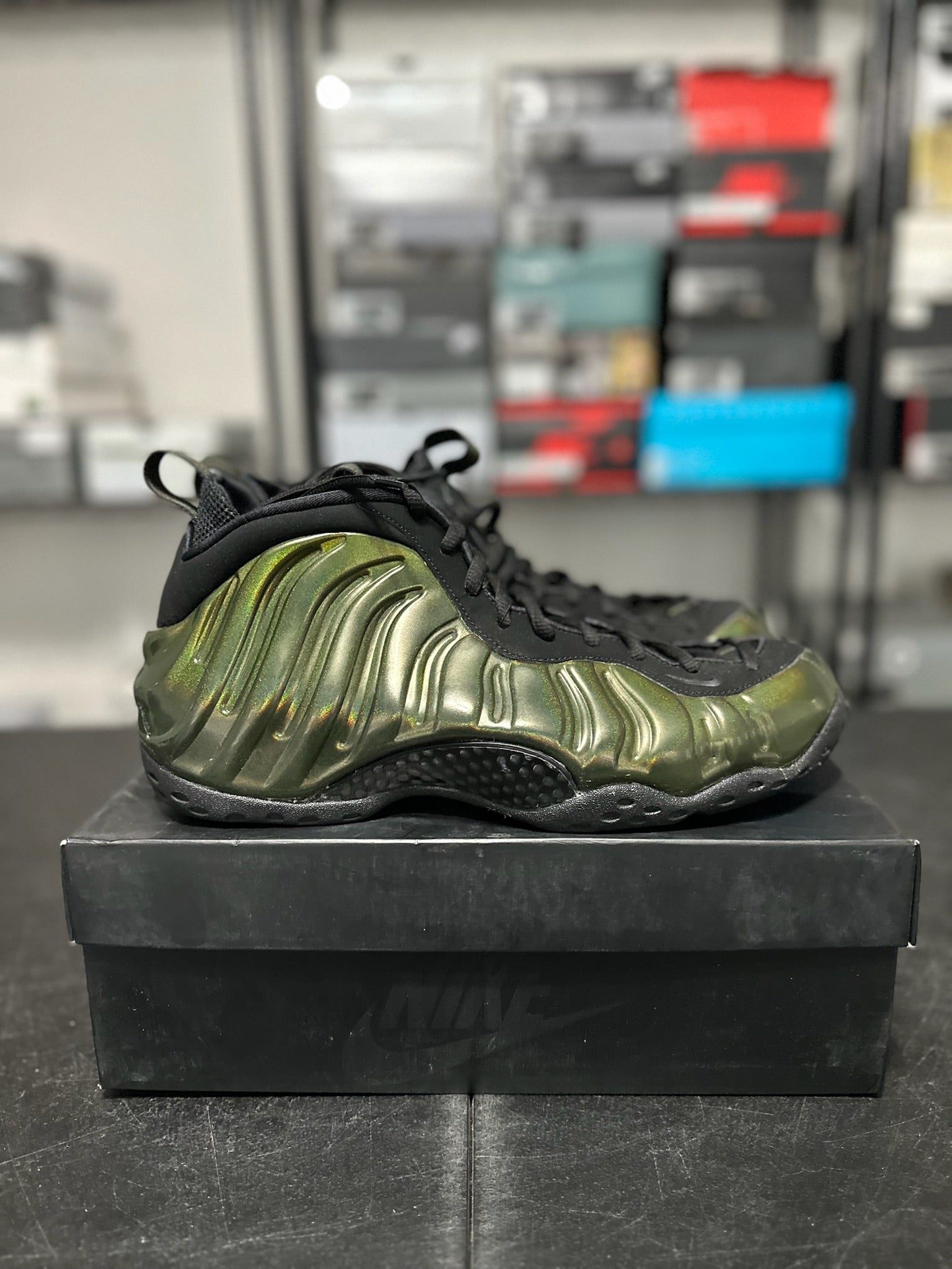 Size 12 - Foamposite 1 Legion Green