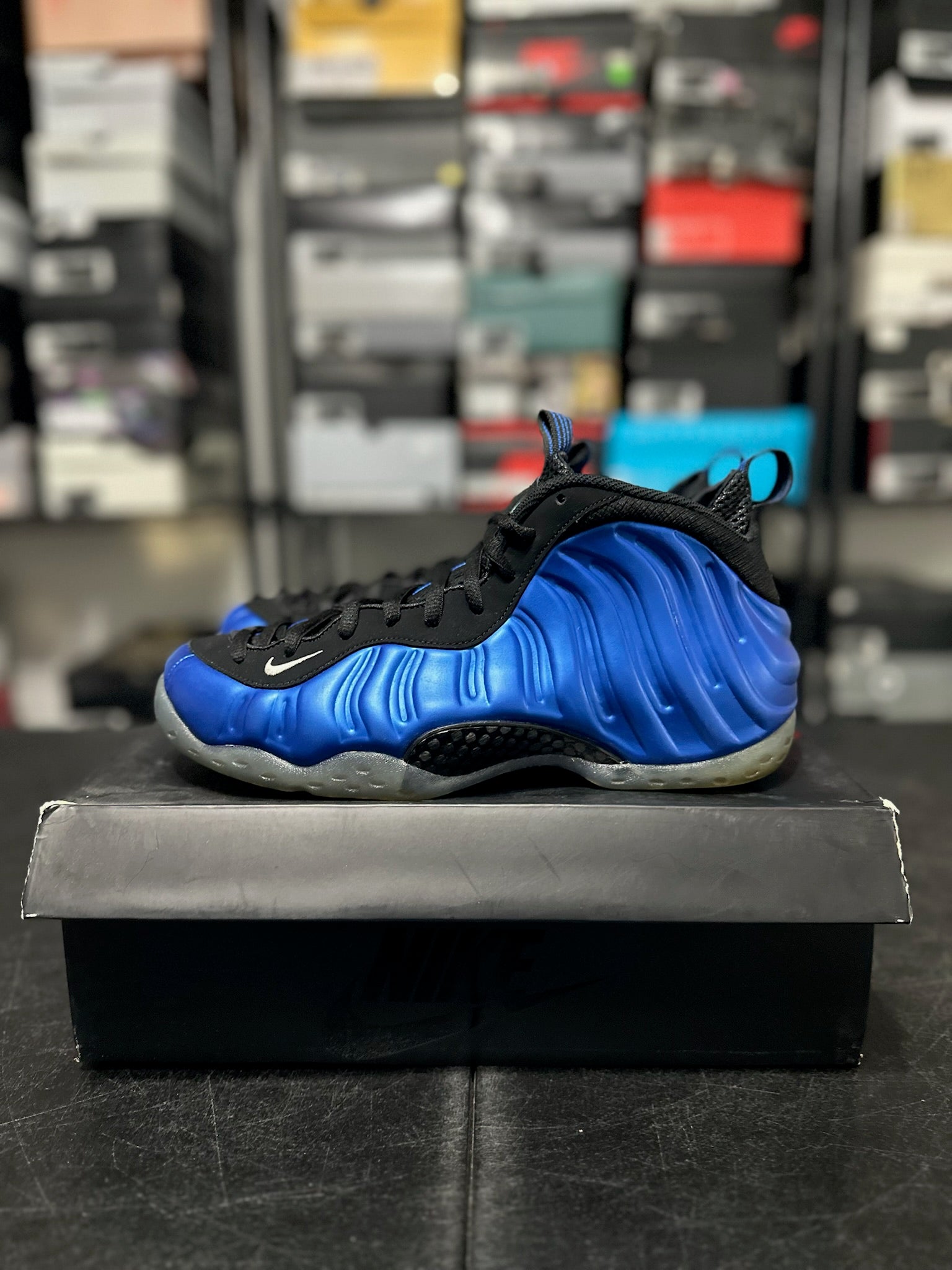Size 9 - Foamposite 1 Royal Blue XX 20th Anniversary