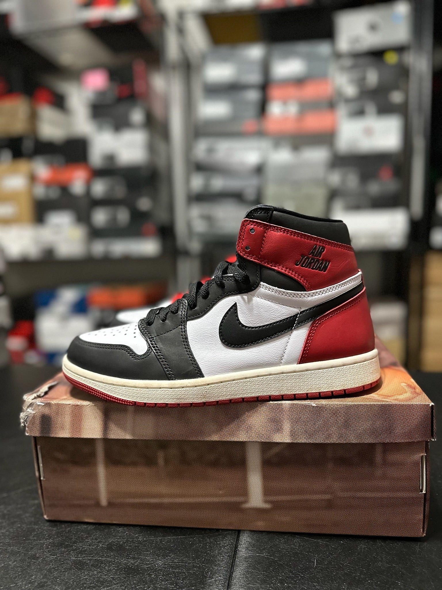 Size 9.5 - J1 High Black Toe Reimagined