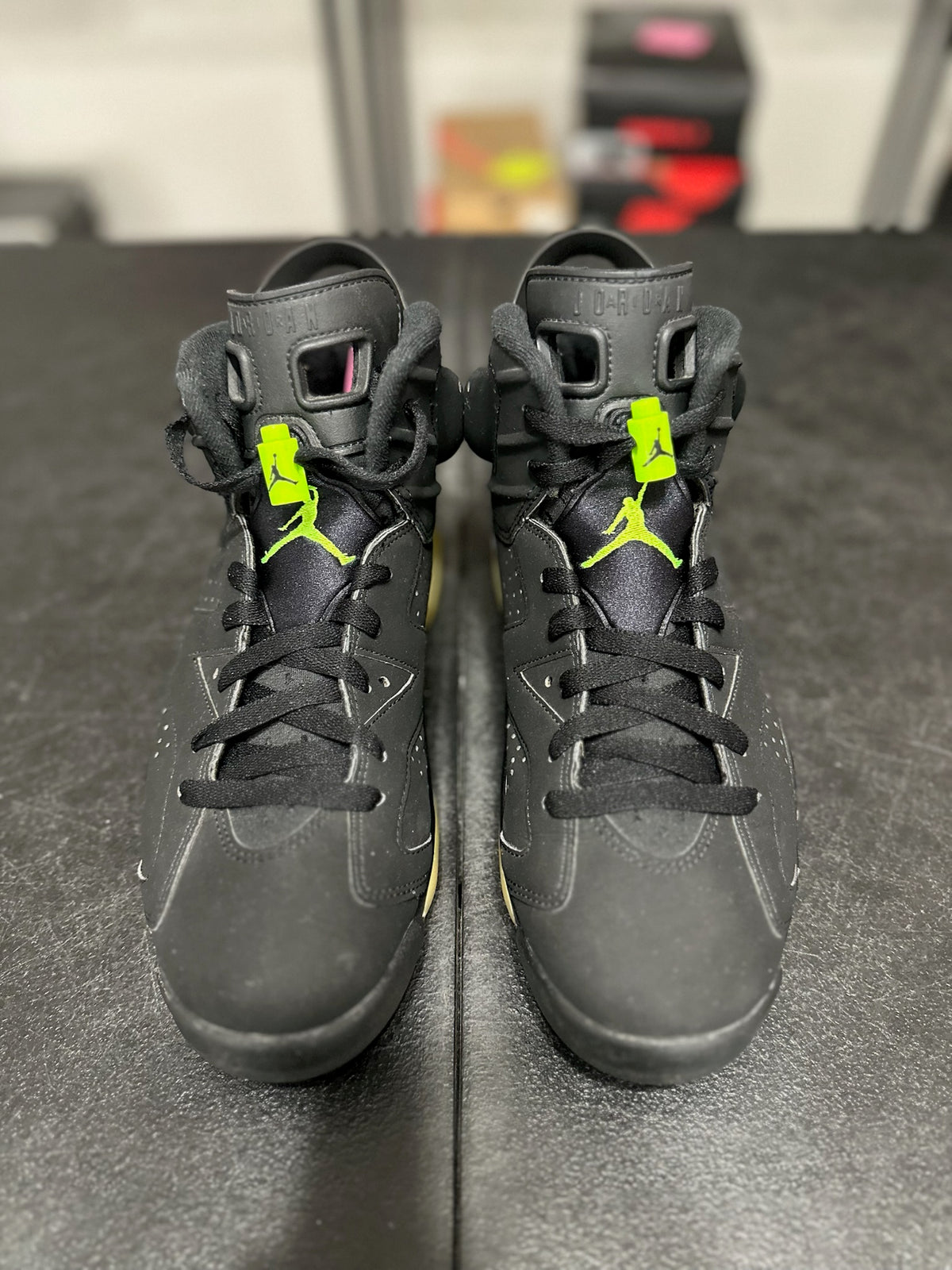 Size 8.5 - j6 electric green